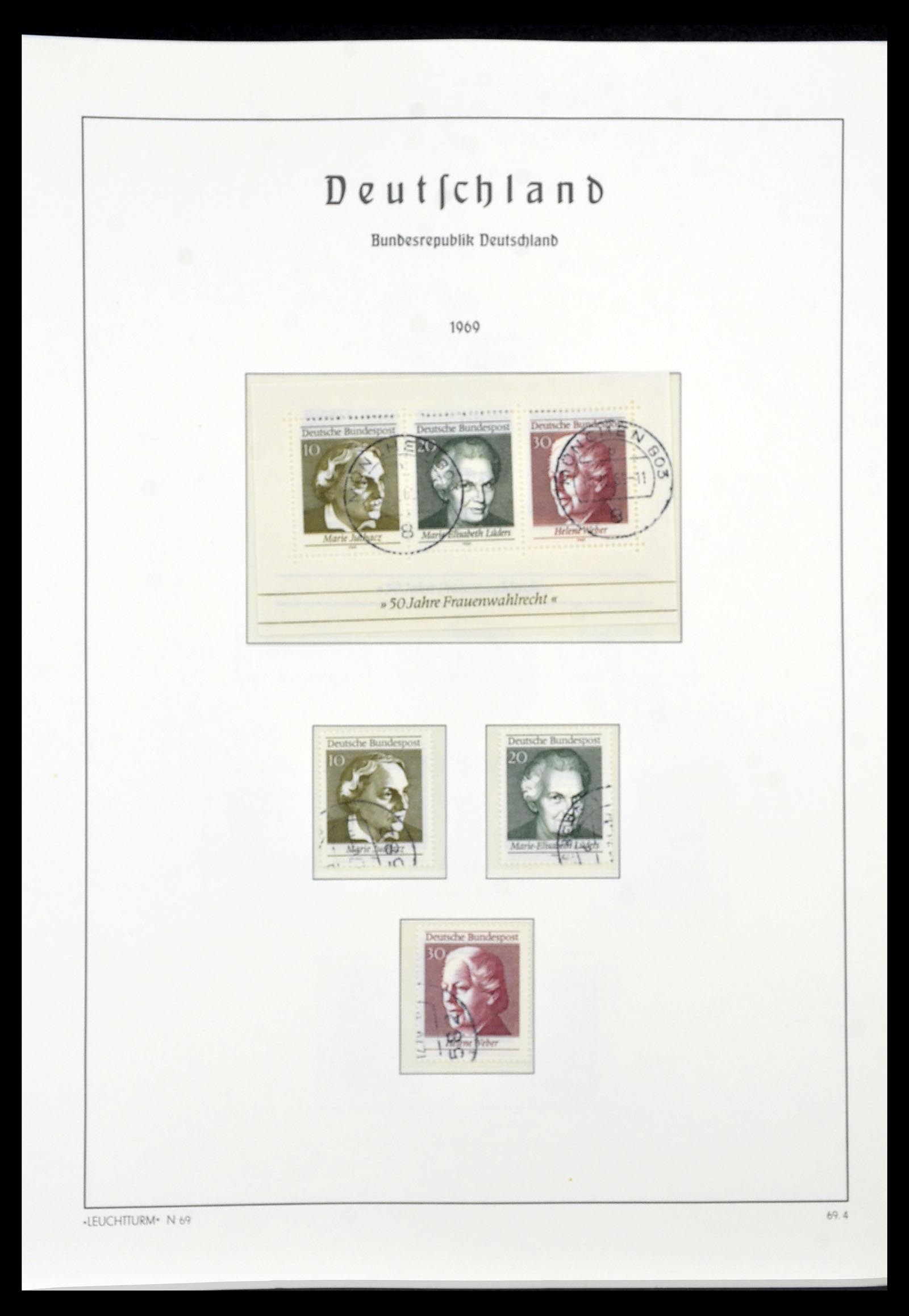 34567 050 - Postzegelverzameling 34567 Bundespost 1949-1995.