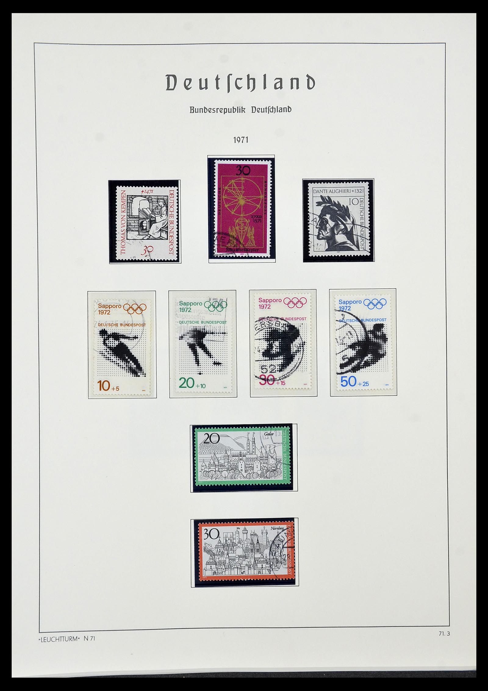 34567 060 - Postzegelverzameling 34567 Bundespost 1949-1995.