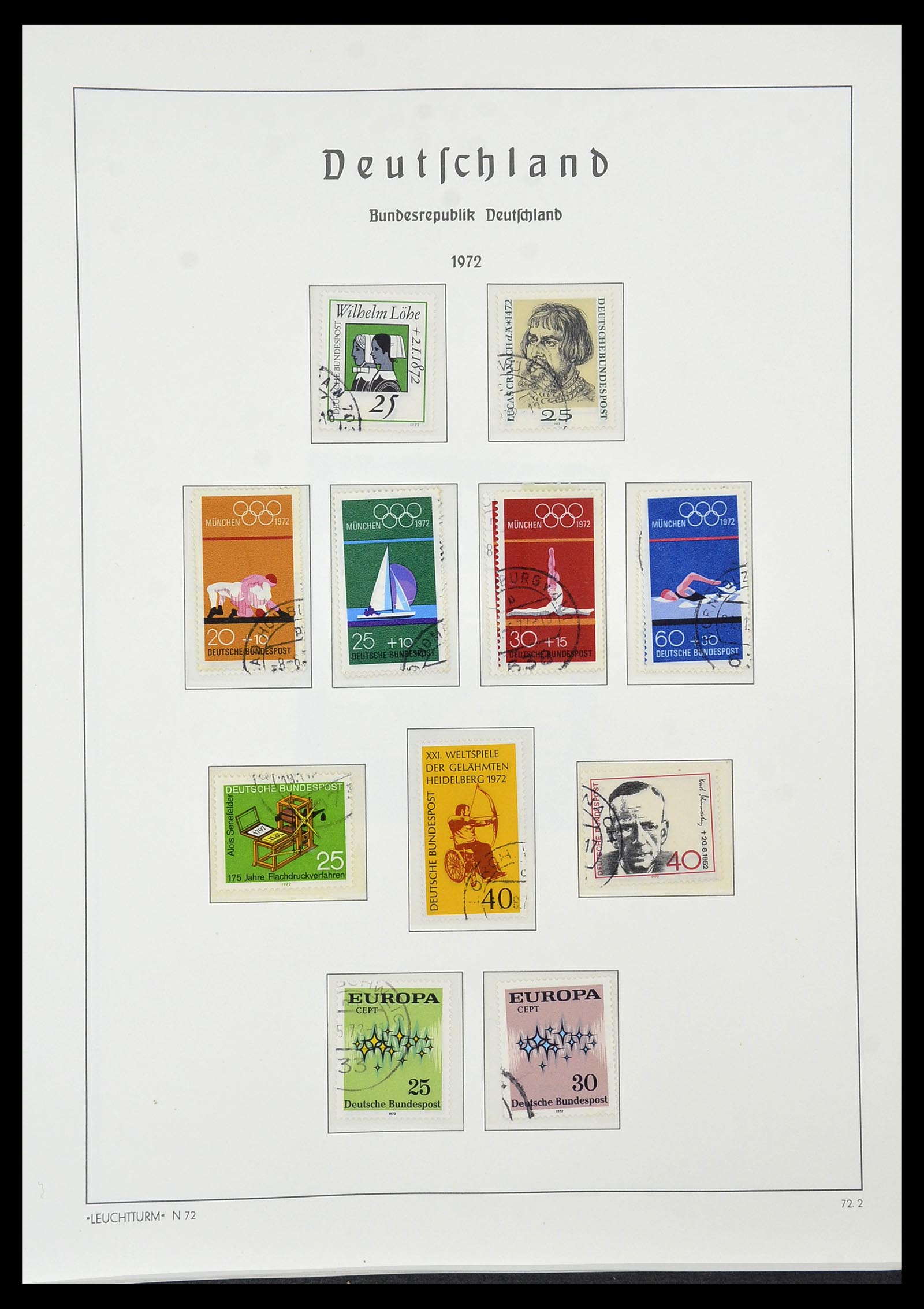 34567 065 - Stamp Collection 34567 Bundespost 1949-1995.