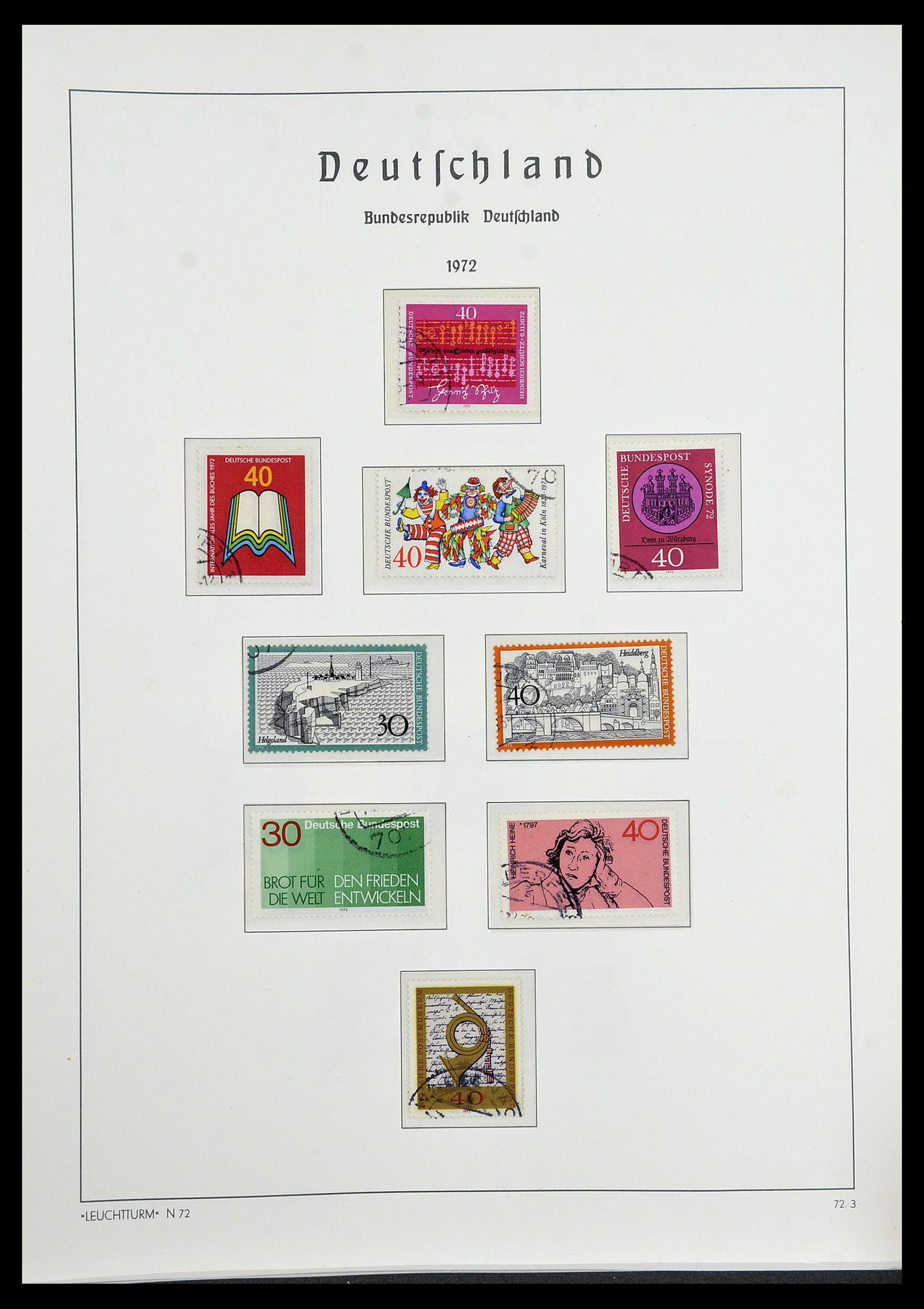 34567 067 - Stamp Collection 34567 Bundespost 1949-1995.