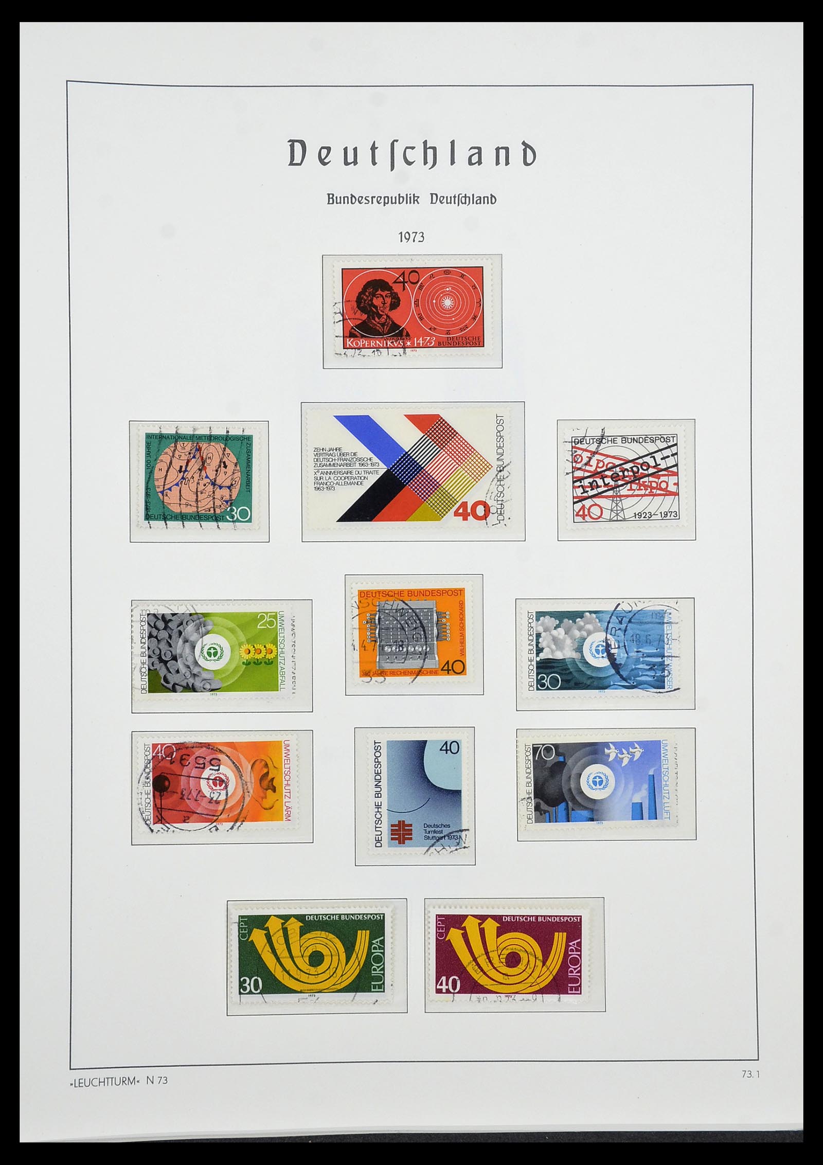 34567 072 - Stamp Collection 34567 Bundespost 1949-1995.