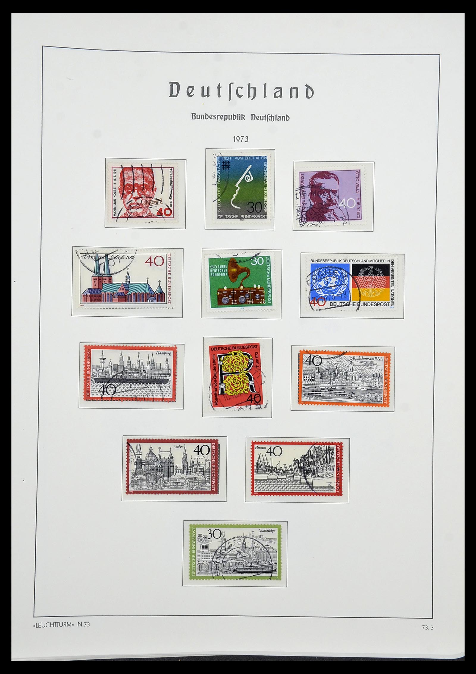 34567 075 - Stamp Collection 34567 Bundespost 1949-1995.