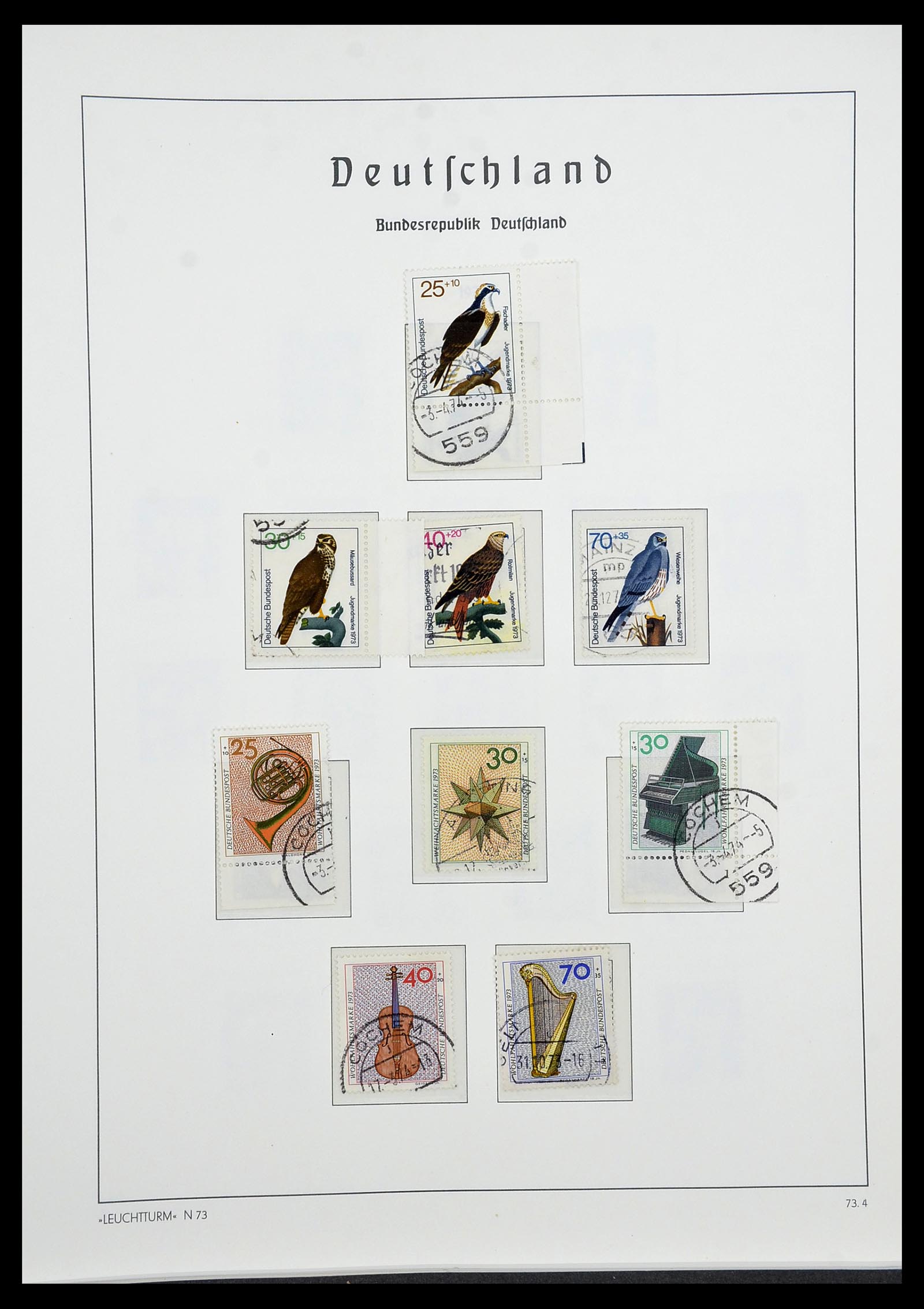 34567 076 - Stamp Collection 34567 Bundespost 1949-1995.