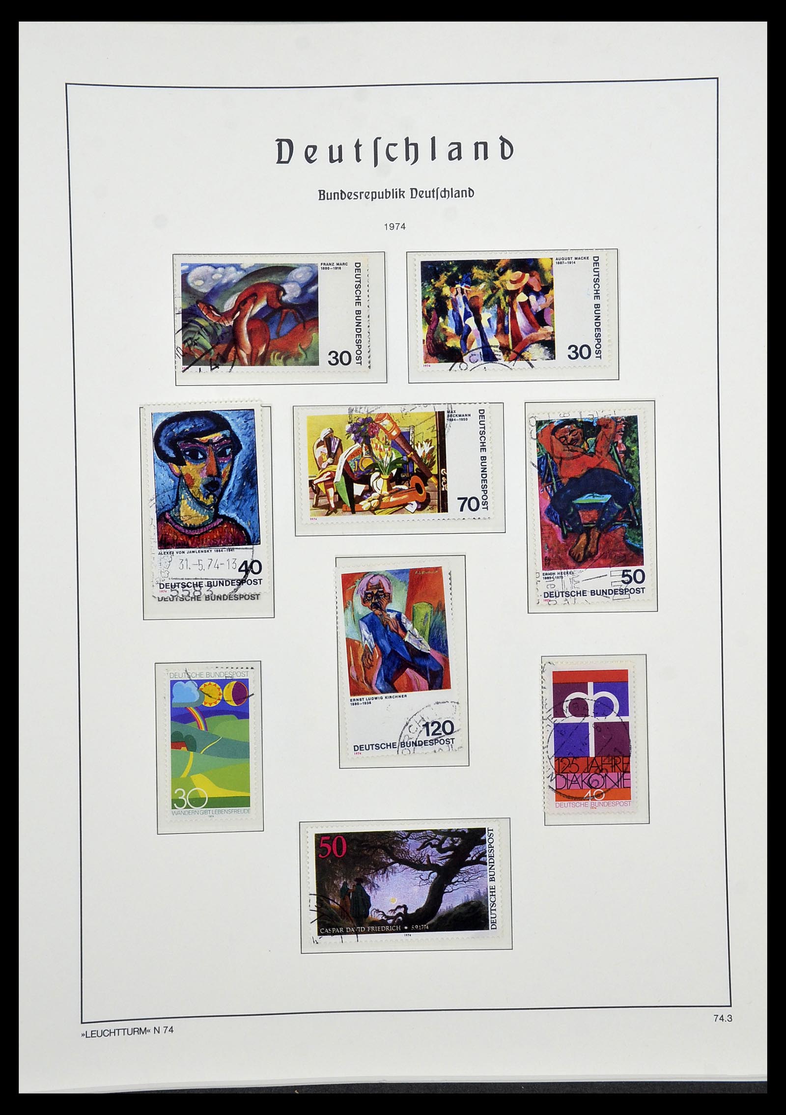 34567 081 - Postzegelverzameling 34567 Bundespost 1949-1995.