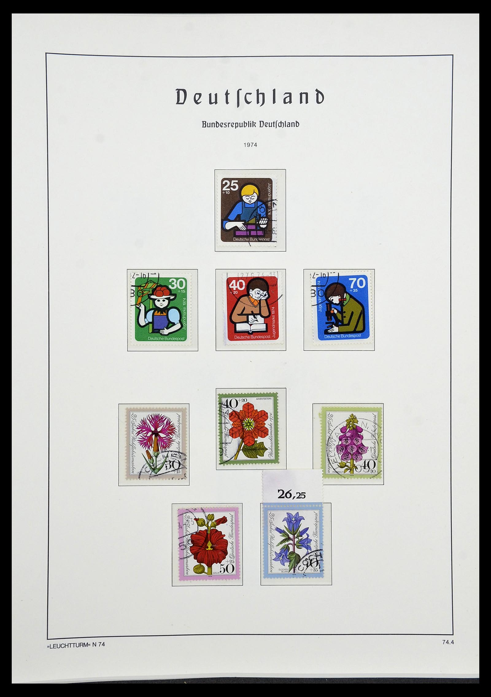 34567 082 - Postzegelverzameling 34567 Bundespost 1949-1995.