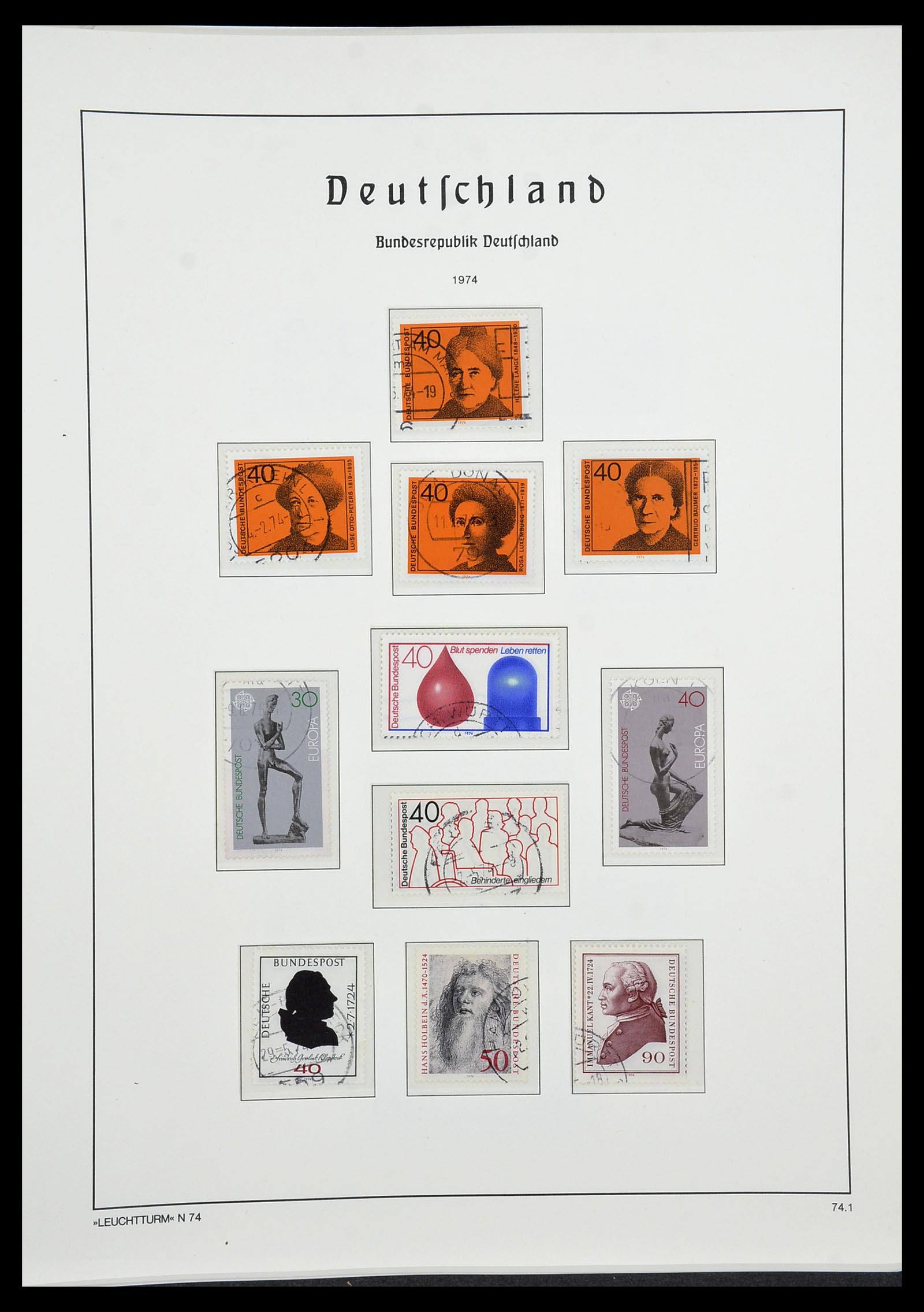 34567 086 - Postzegelverzameling 34567 Bundespost 1949-1995.