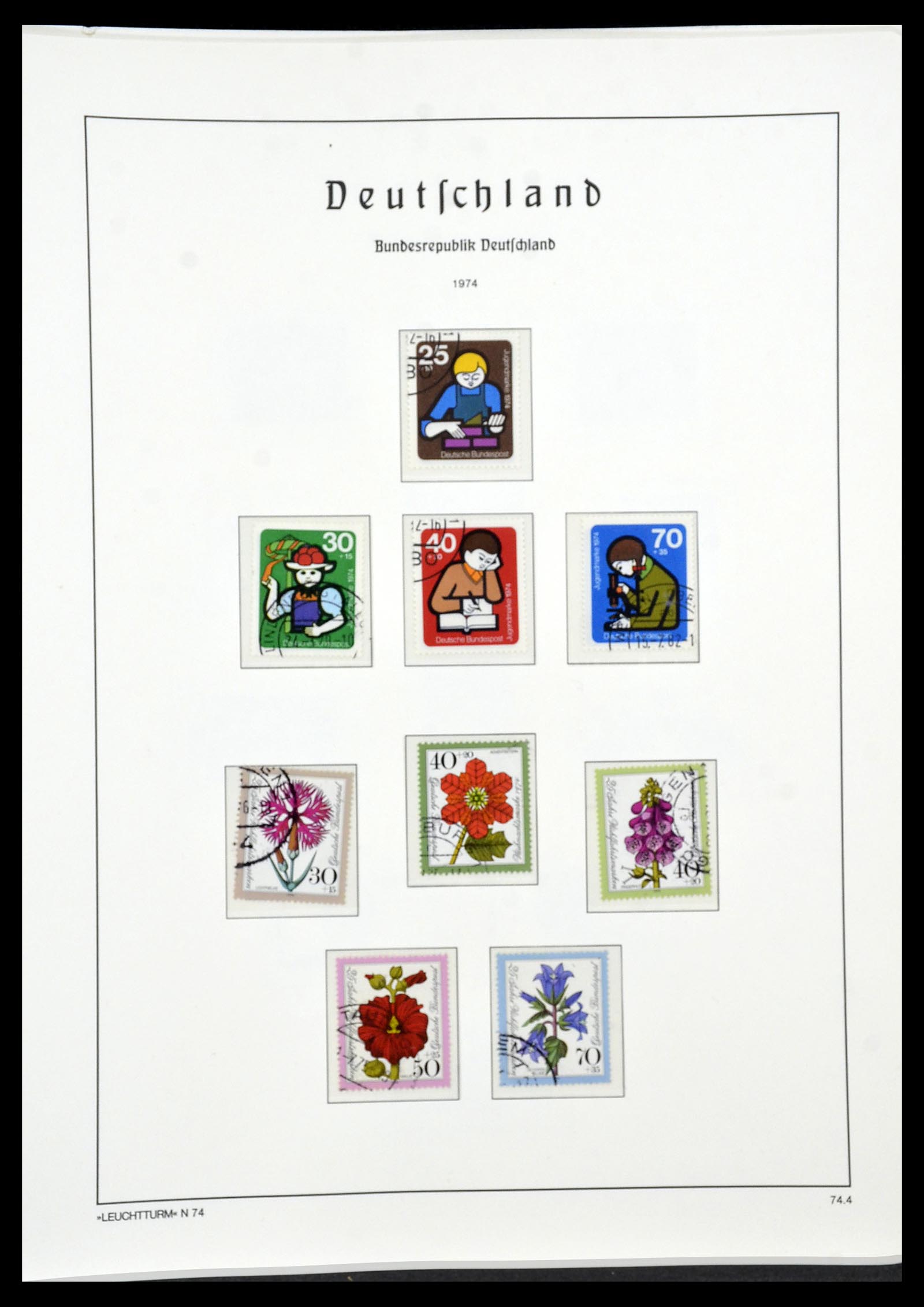 34567 089 - Postzegelverzameling 34567 Bundespost 1949-1995.