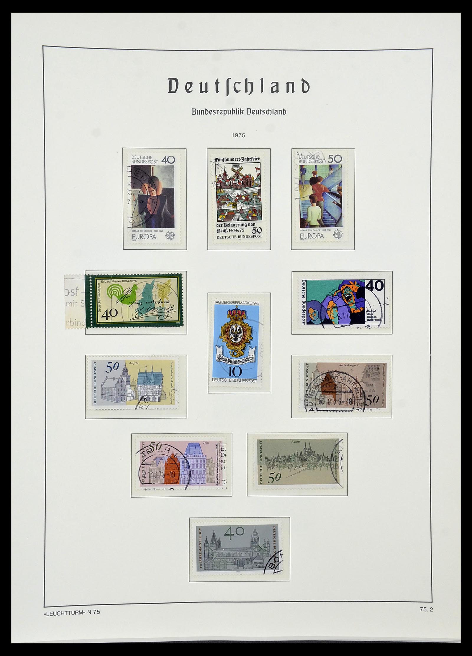 34567 091 - Postzegelverzameling 34567 Bundespost 1949-1995.