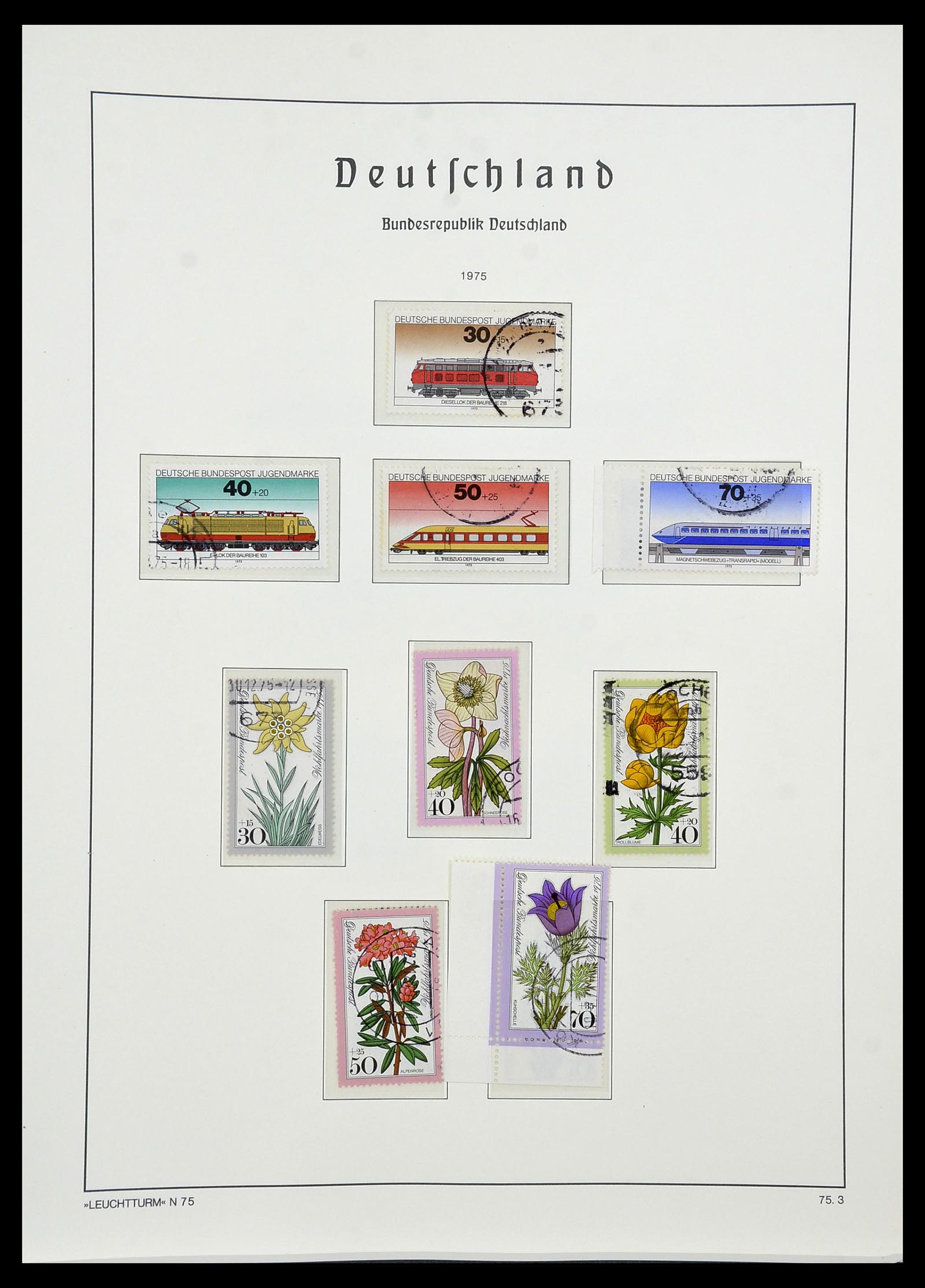 34567 092 - Stamp Collection 34567 Bundespost 1949-1995.