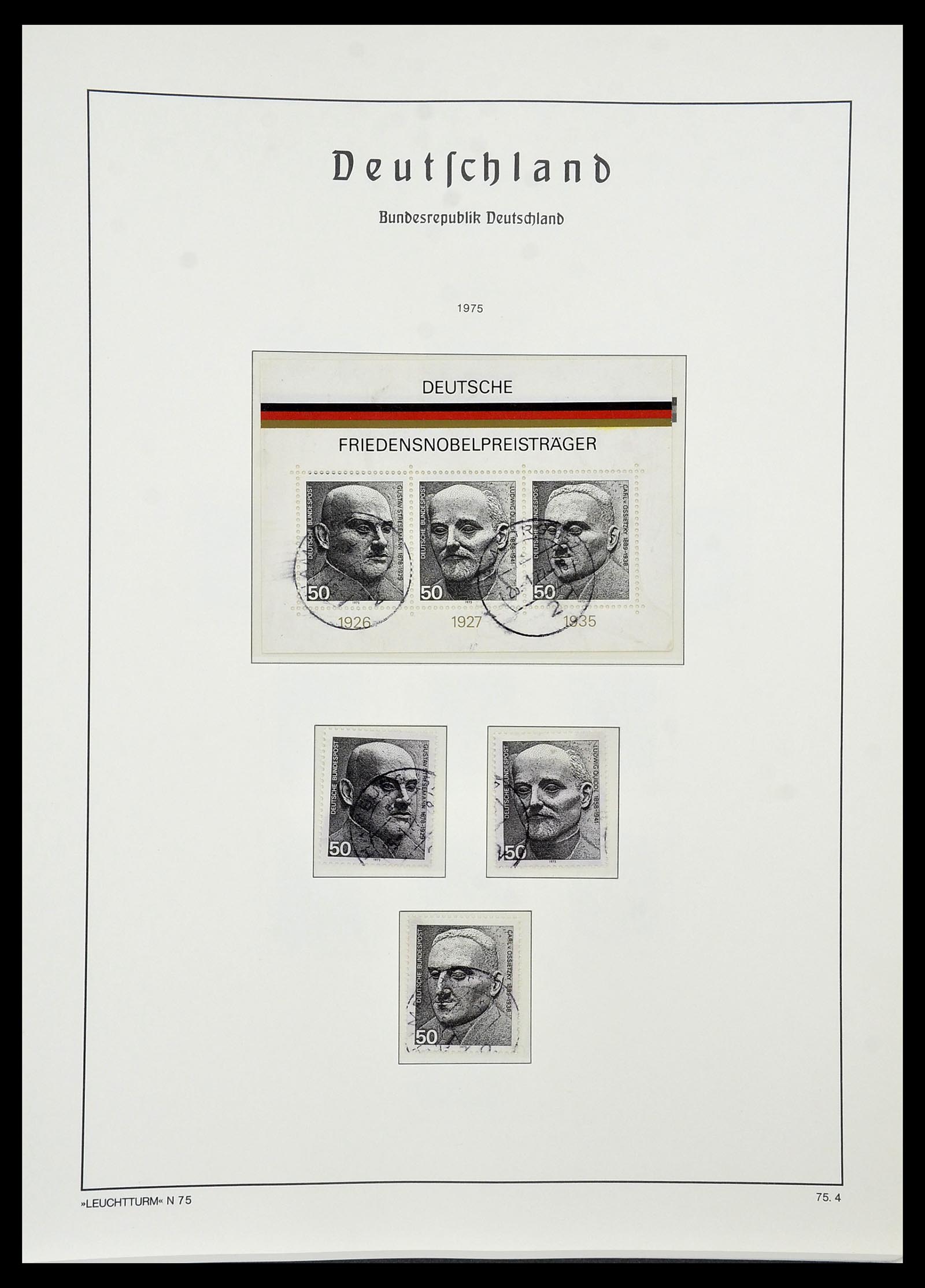 34567 093 - Postzegelverzameling 34567 Bundespost 1949-1995.