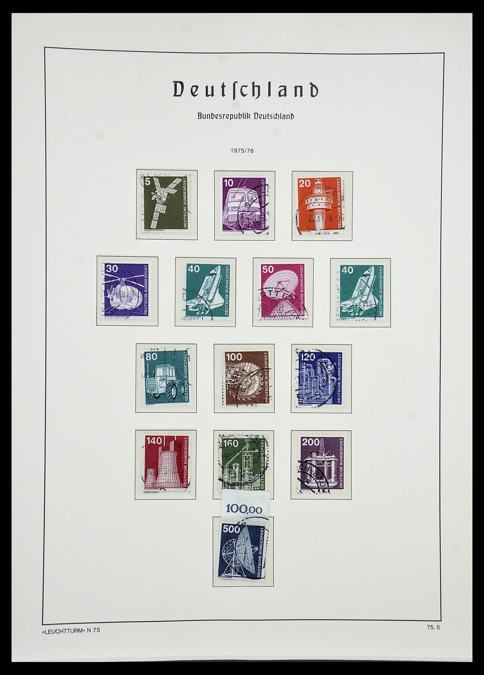 34567 094 - Postzegelverzameling 34567 Bundespost 1949-1995.
