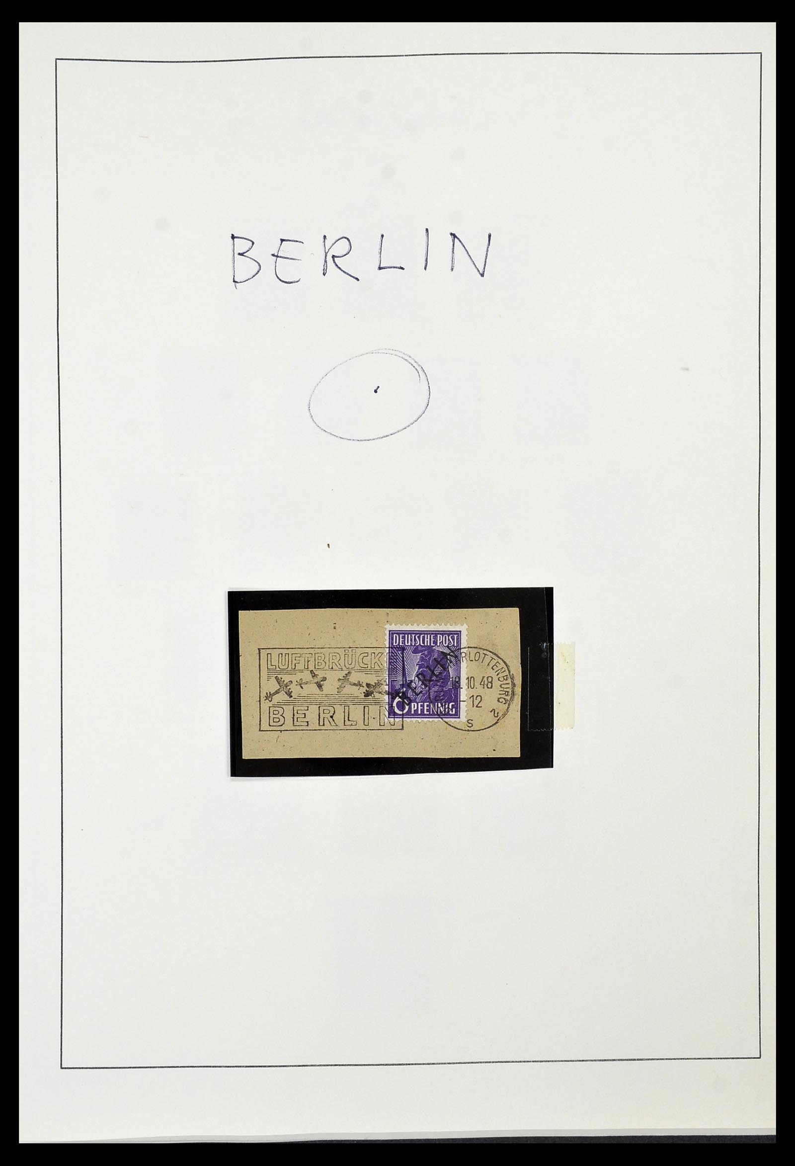 34569 001 - Postzegelverzameling 34569 Berlijn 1948-1990.