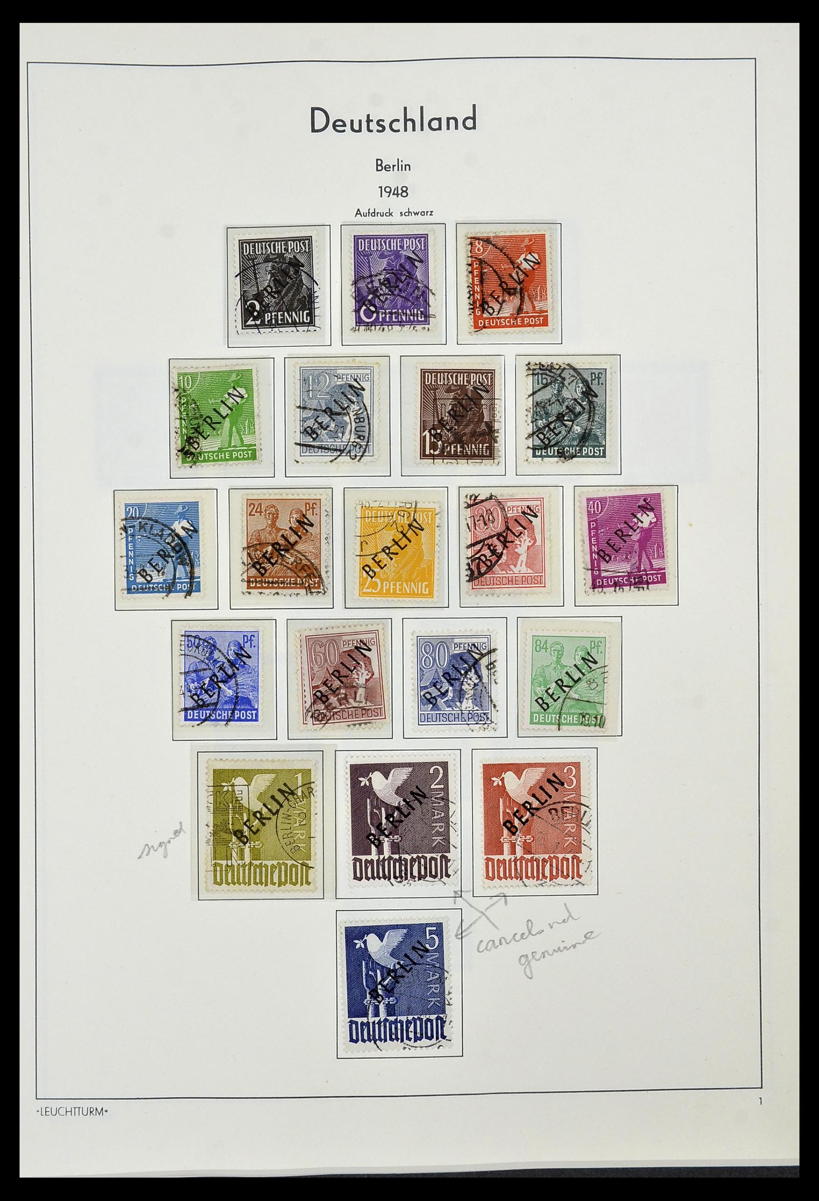 34569 002 - Stamp Collection 34569 Berlin 1948-1990.