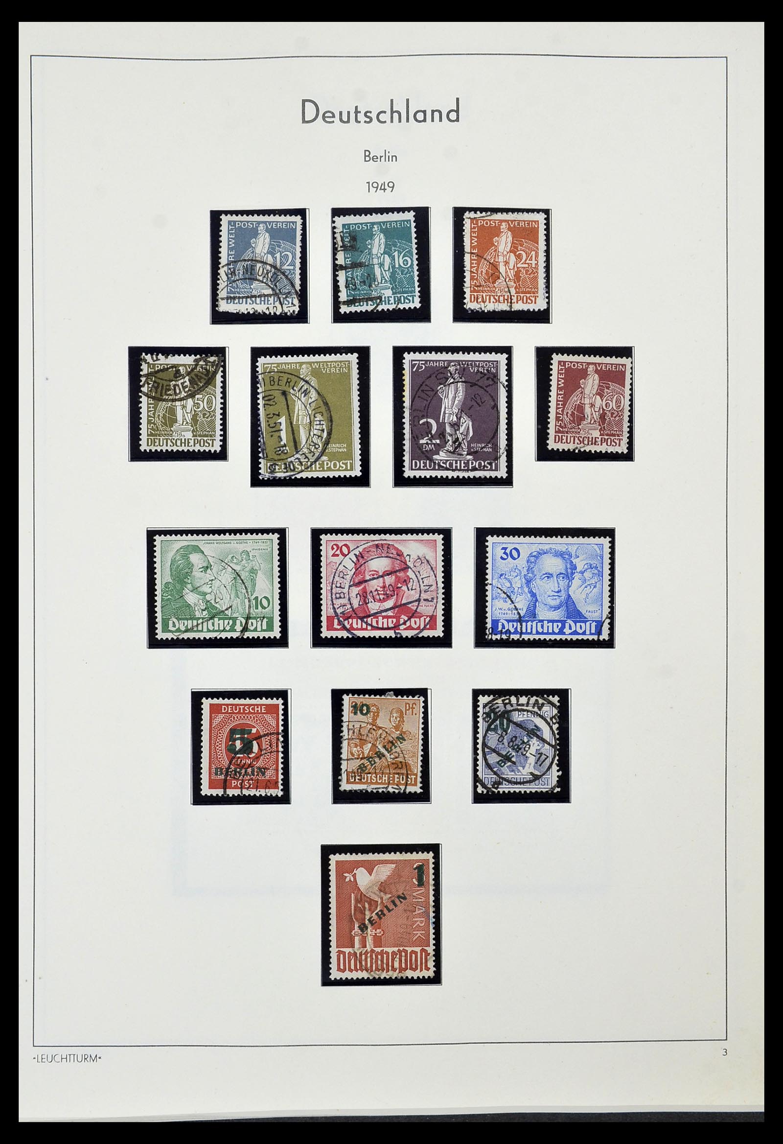 34569 003 - Postzegelverzameling 34569 Berlijn 1948-1990.