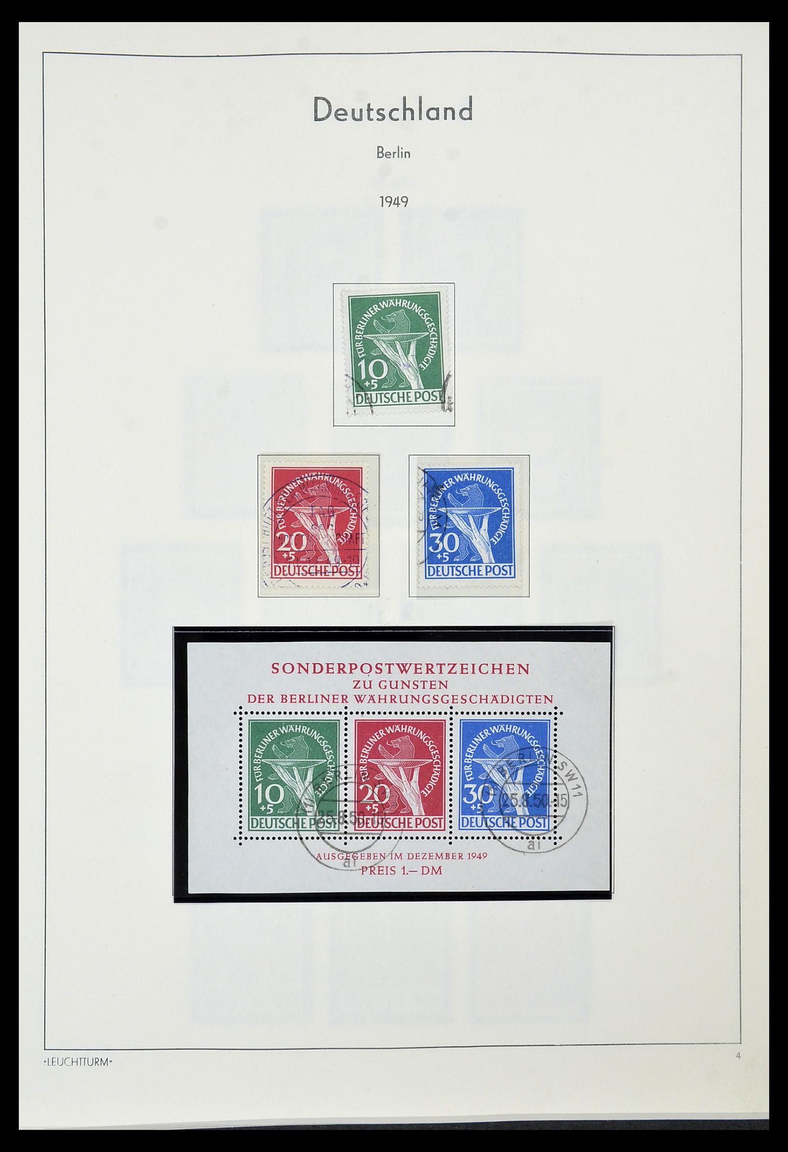 34569 004 - Postzegelverzameling 34569 Berlijn 1948-1990.