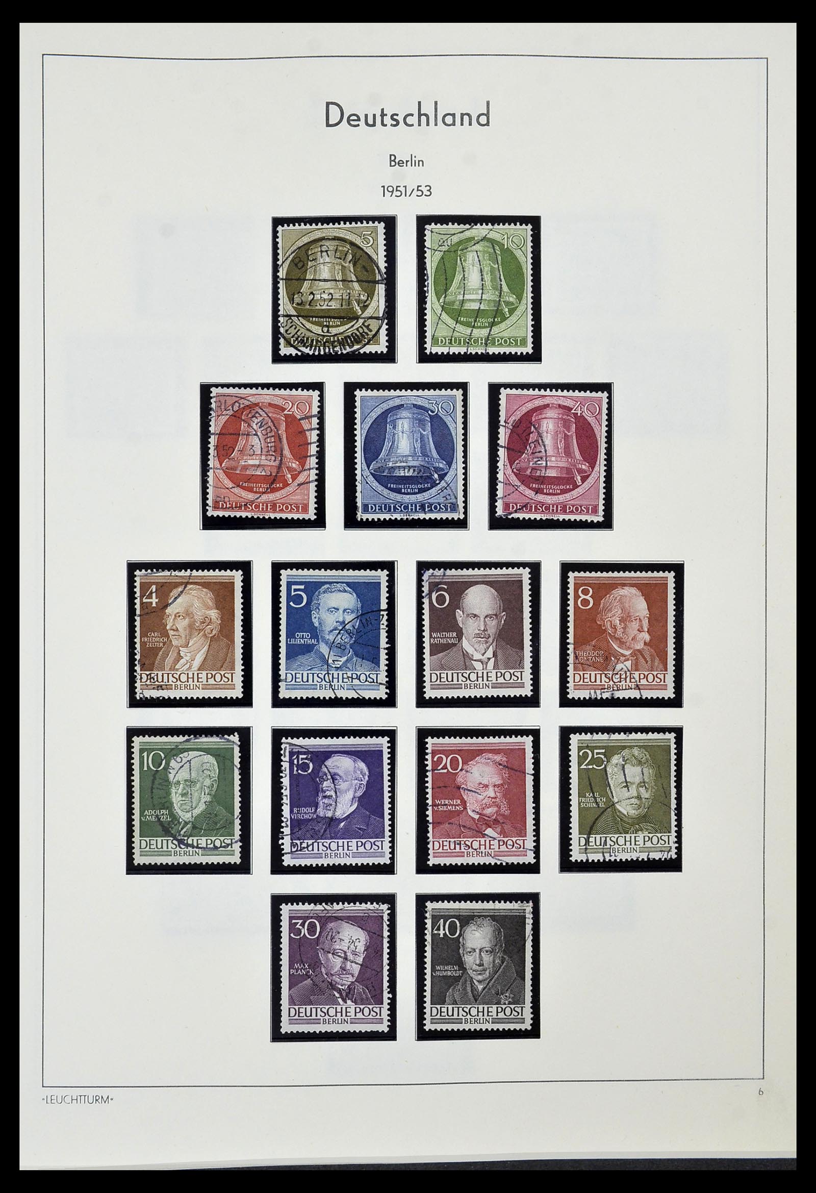 34569 006 - Postzegelverzameling 34569 Berlijn 1948-1990.