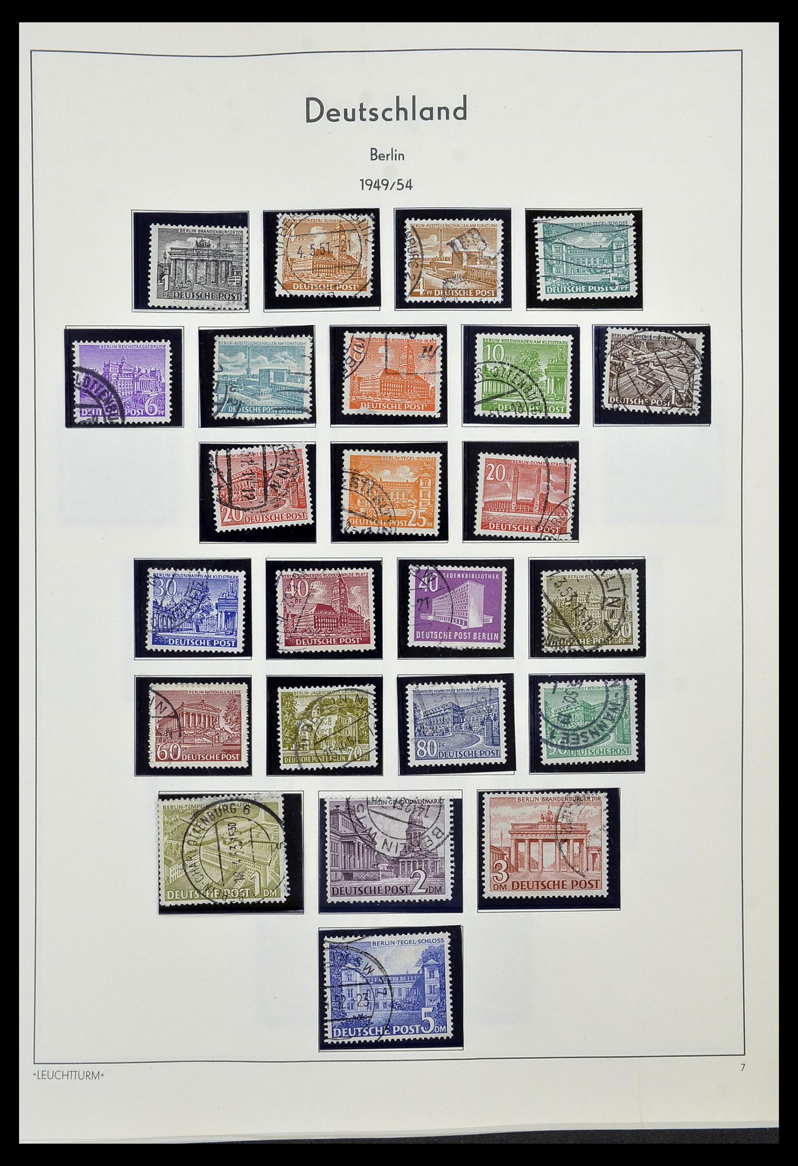 34569 007 - Postzegelverzameling 34569 Berlijn 1948-1990.