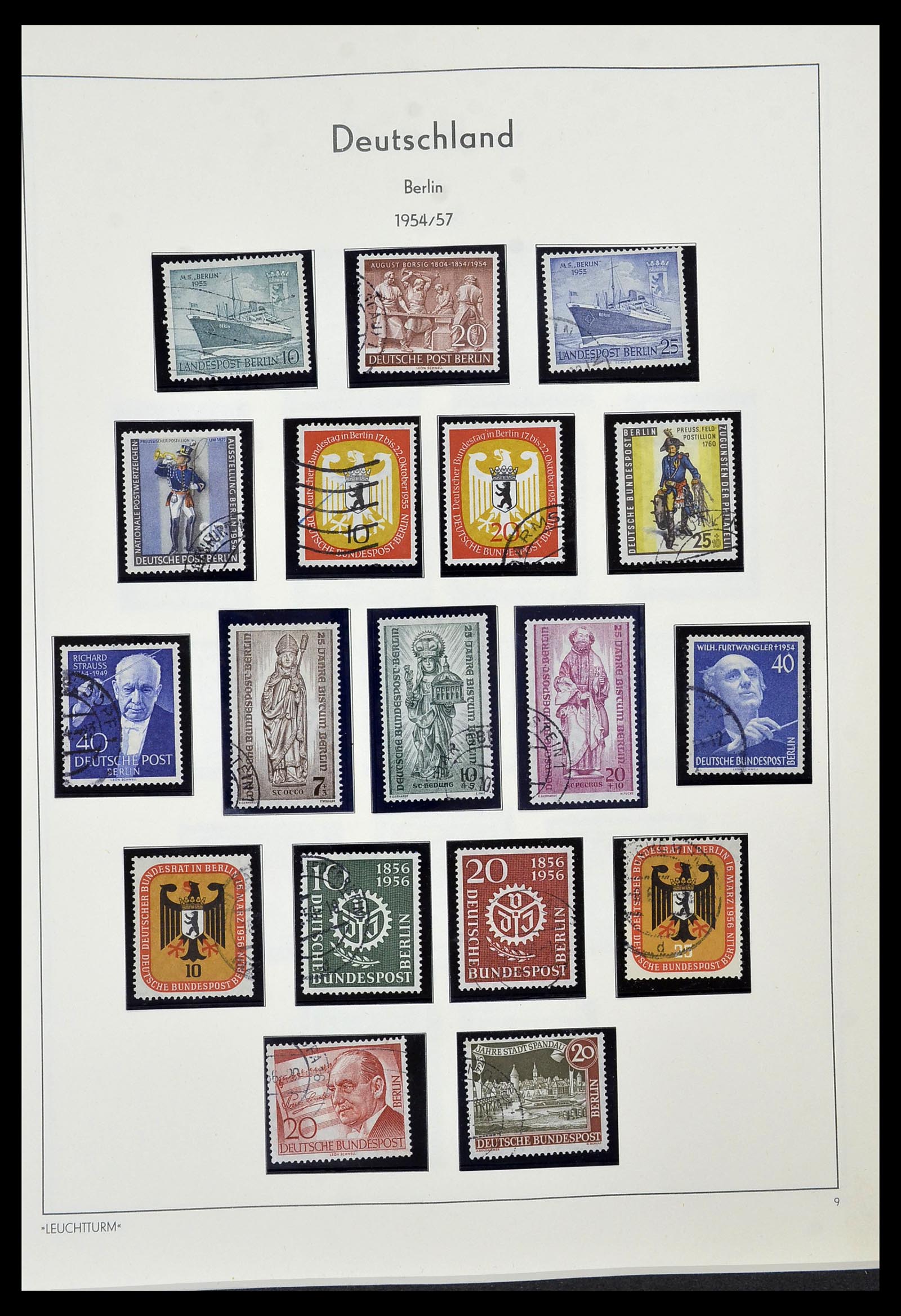 34569 009 - Postzegelverzameling 34569 Berlijn 1948-1990.