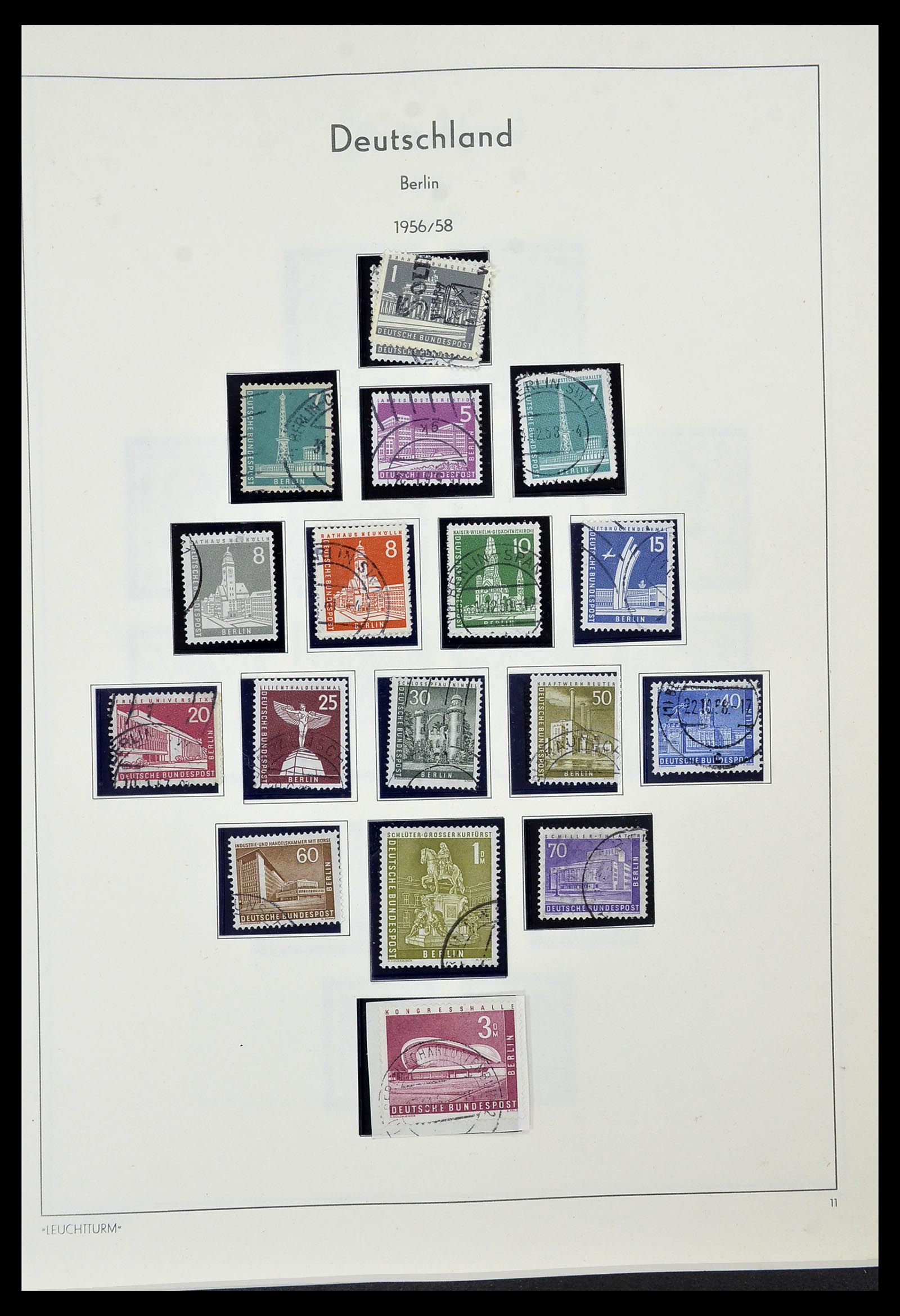34569 011 - Postzegelverzameling 34569 Berlijn 1948-1990.