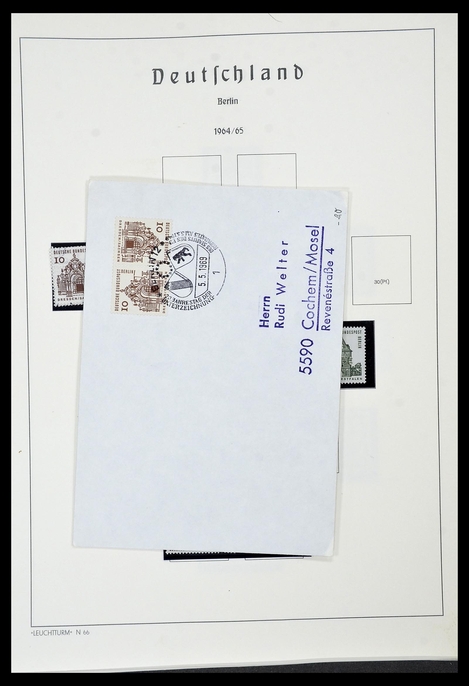 34569 019 - Postzegelverzameling 34569 Berlijn 1948-1990.