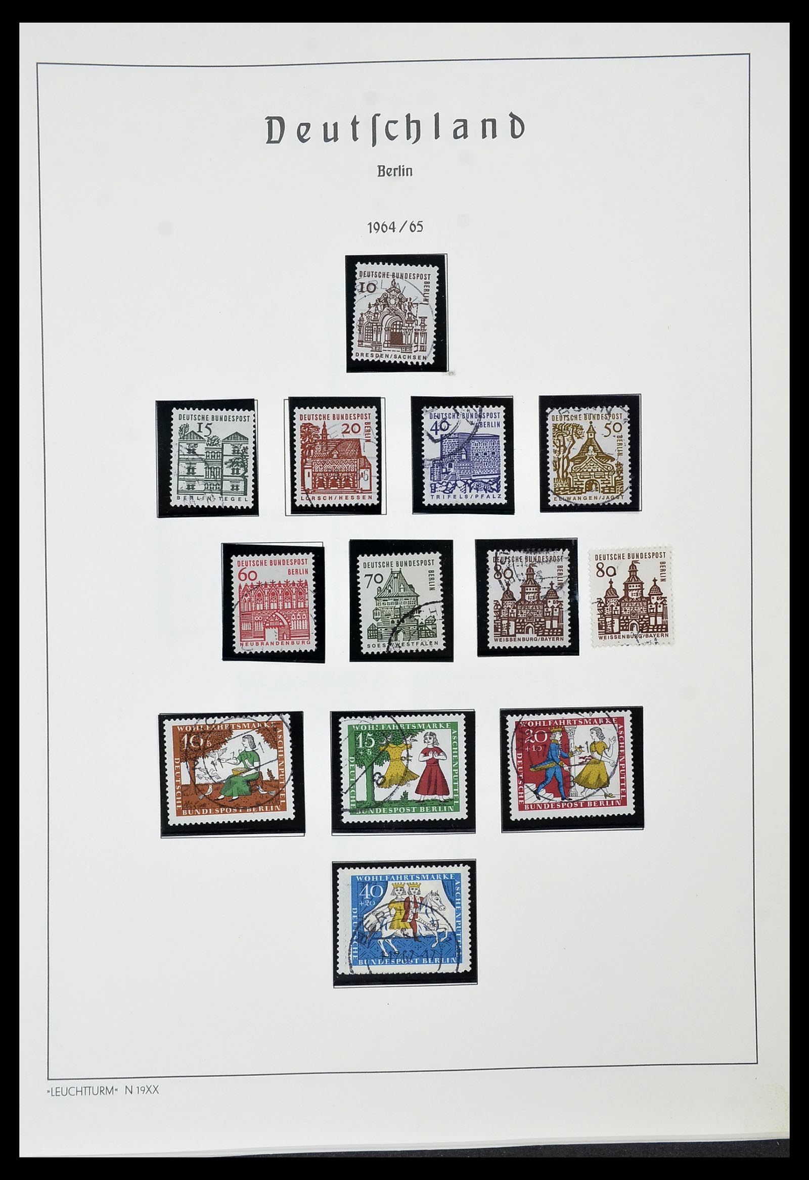 34569 021 - Postzegelverzameling 34569 Berlijn 1948-1990.
