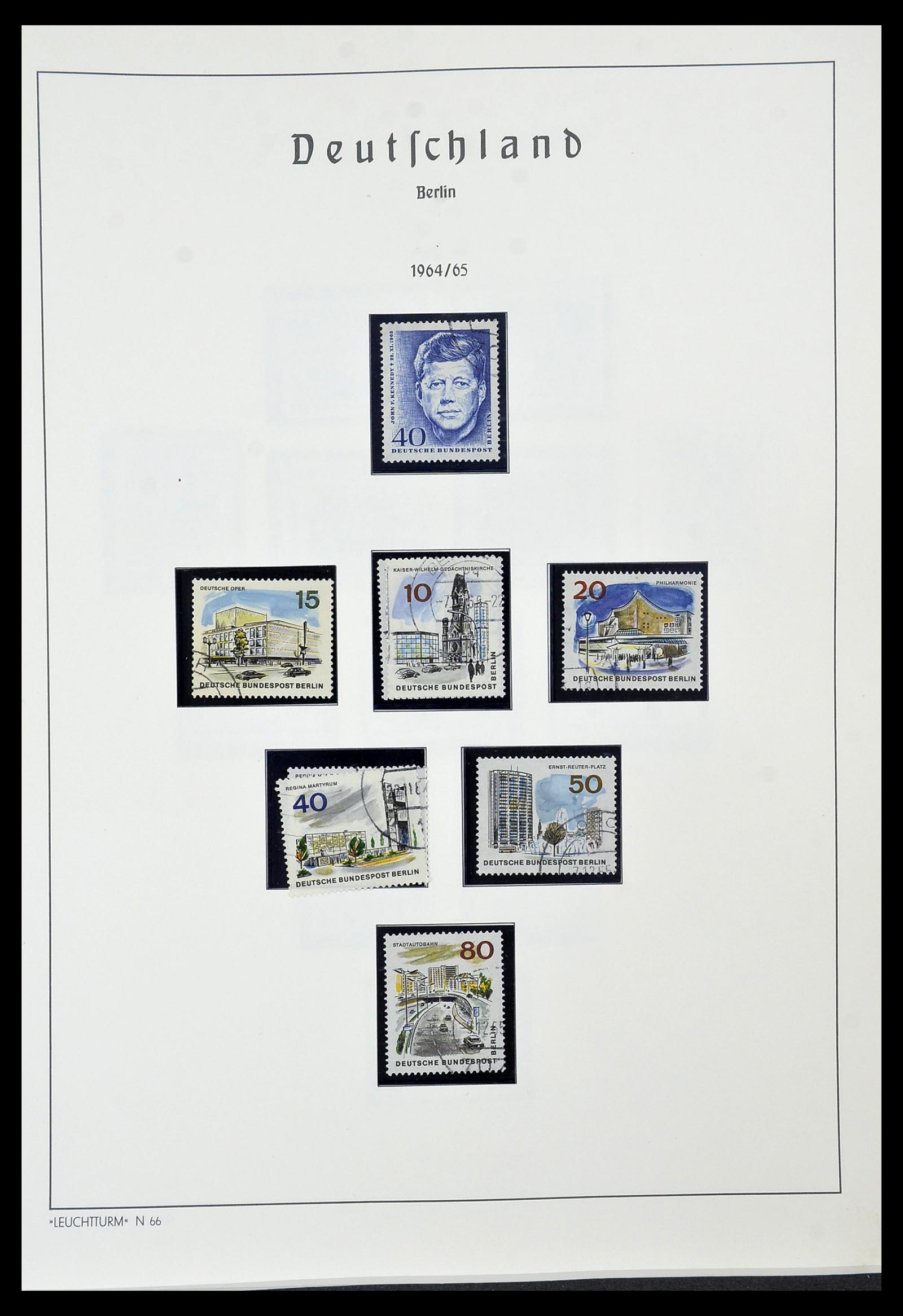 34569 022 - Postzegelverzameling 34569 Berlijn 1948-1990.