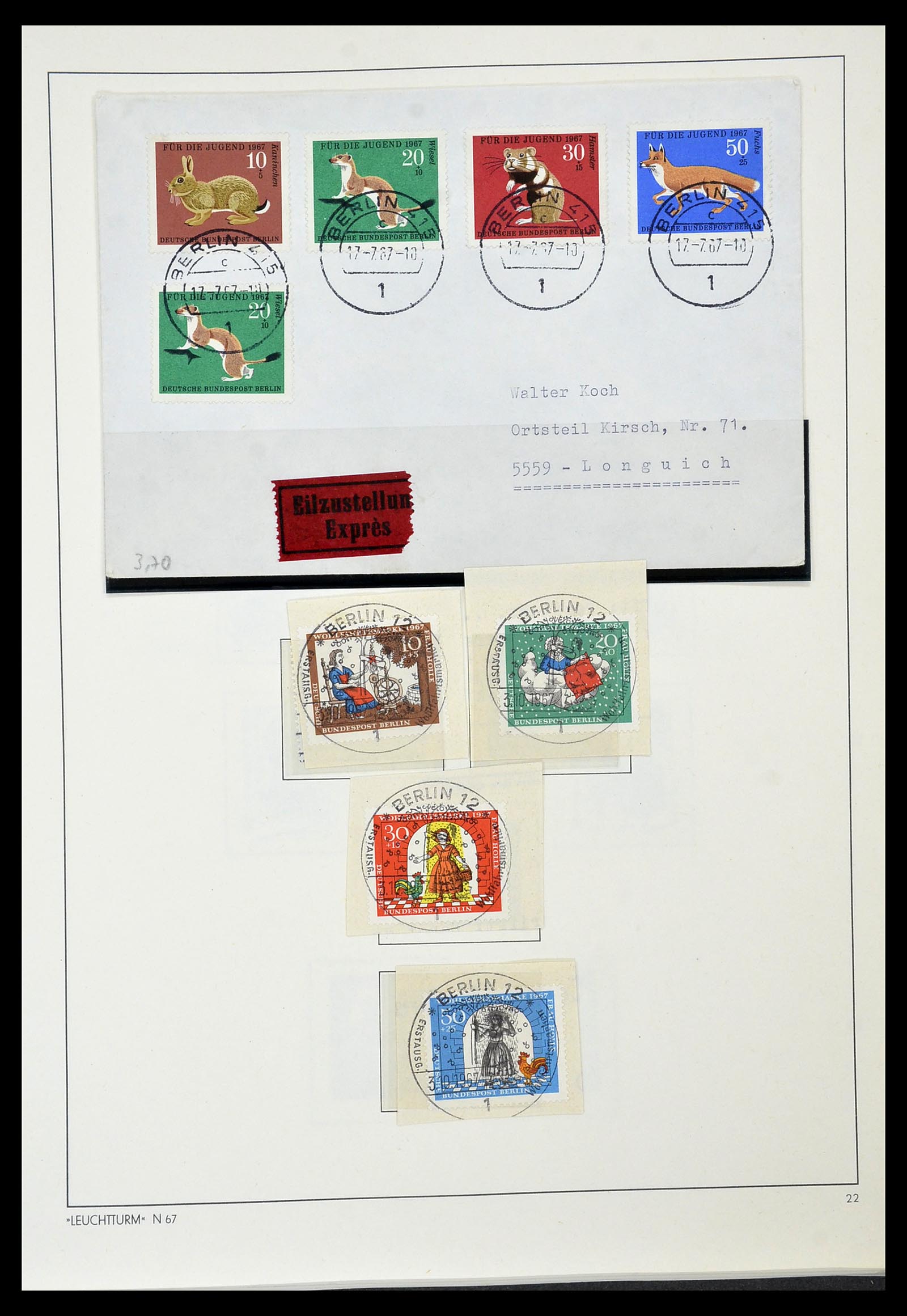 34569 026 - Postzegelverzameling 34569 Berlijn 1948-1990.