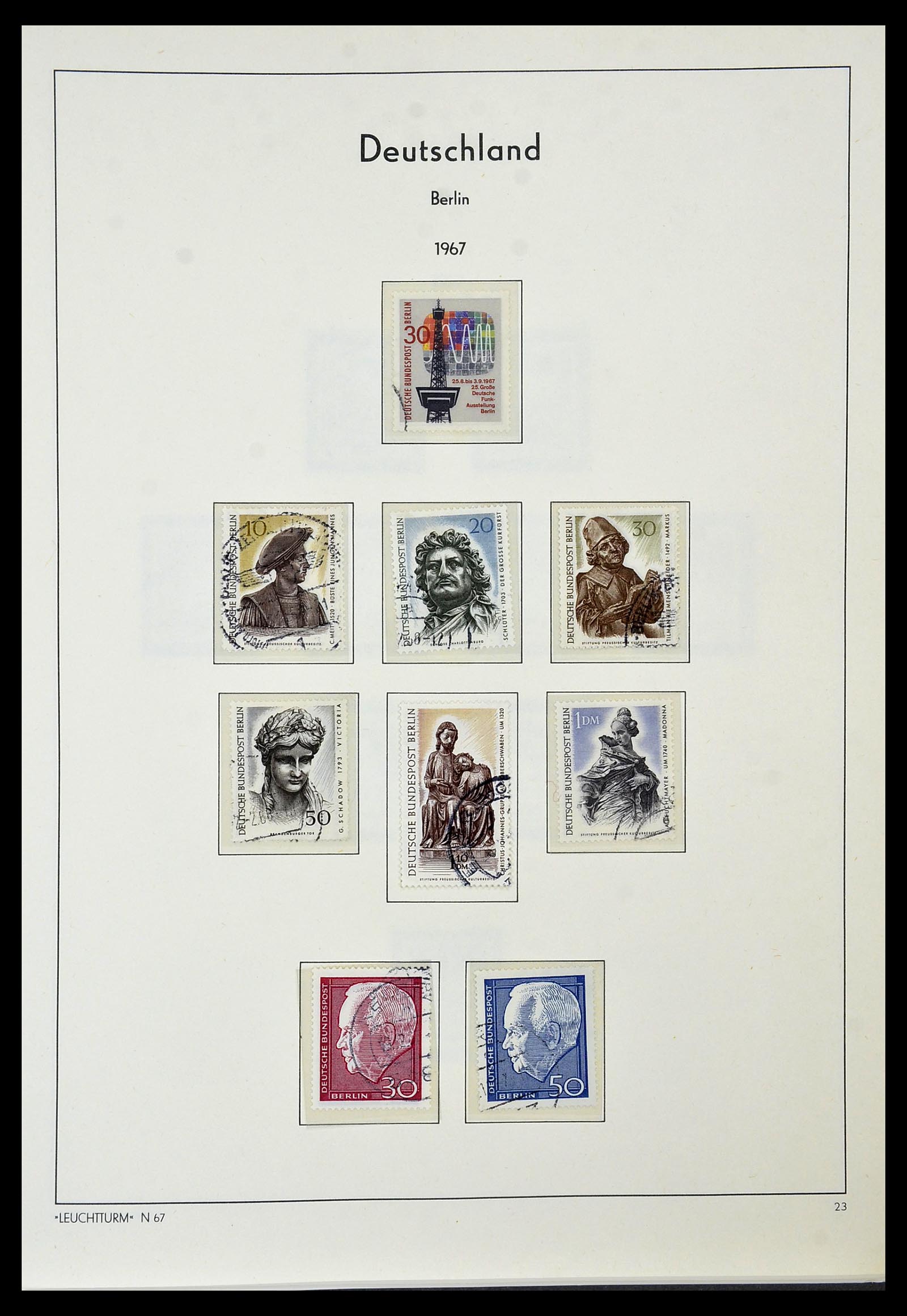 34569 027 - Postzegelverzameling 34569 Berlijn 1948-1990.