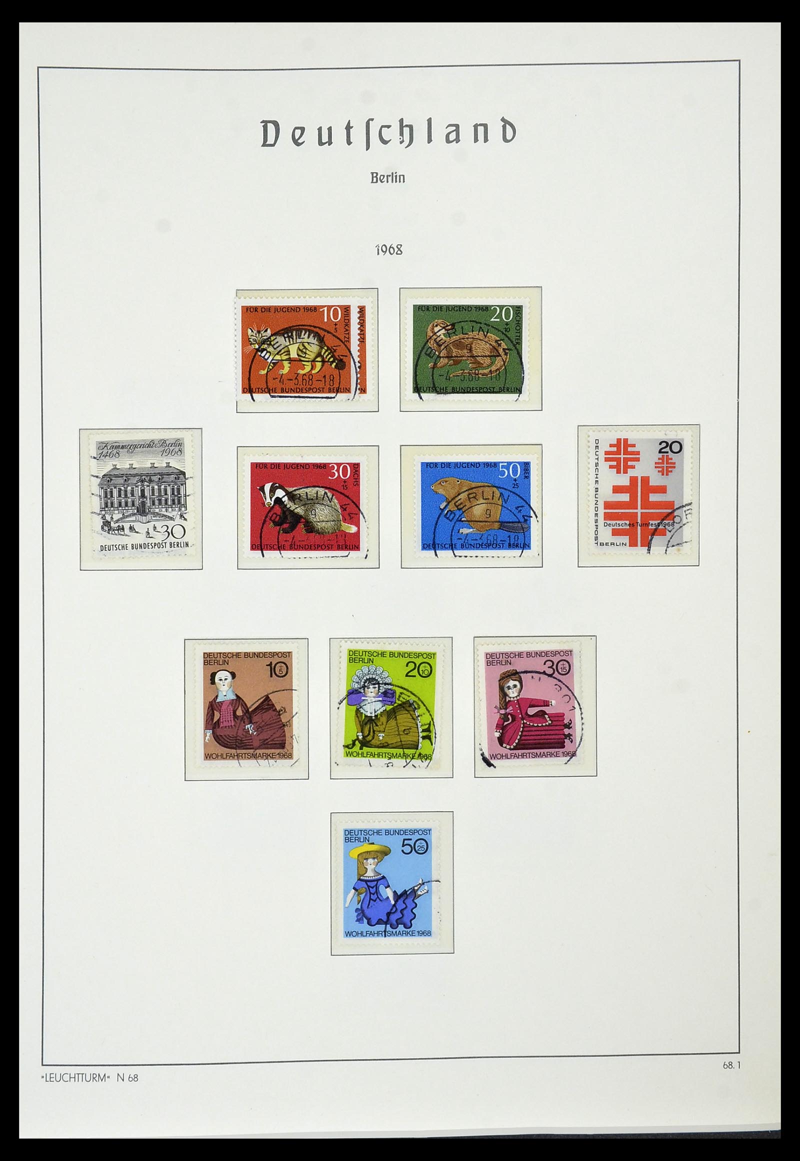 34569 030 - Postzegelverzameling 34569 Berlijn 1948-1990.