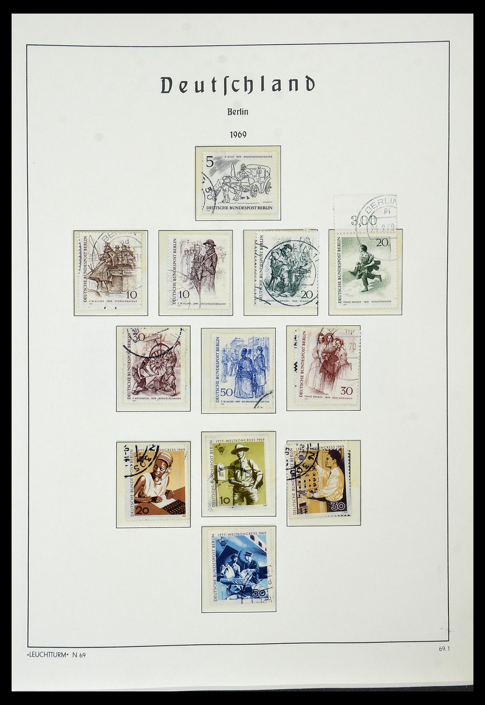 34569 031 - Postzegelverzameling 34569 Berlijn 1948-1990.