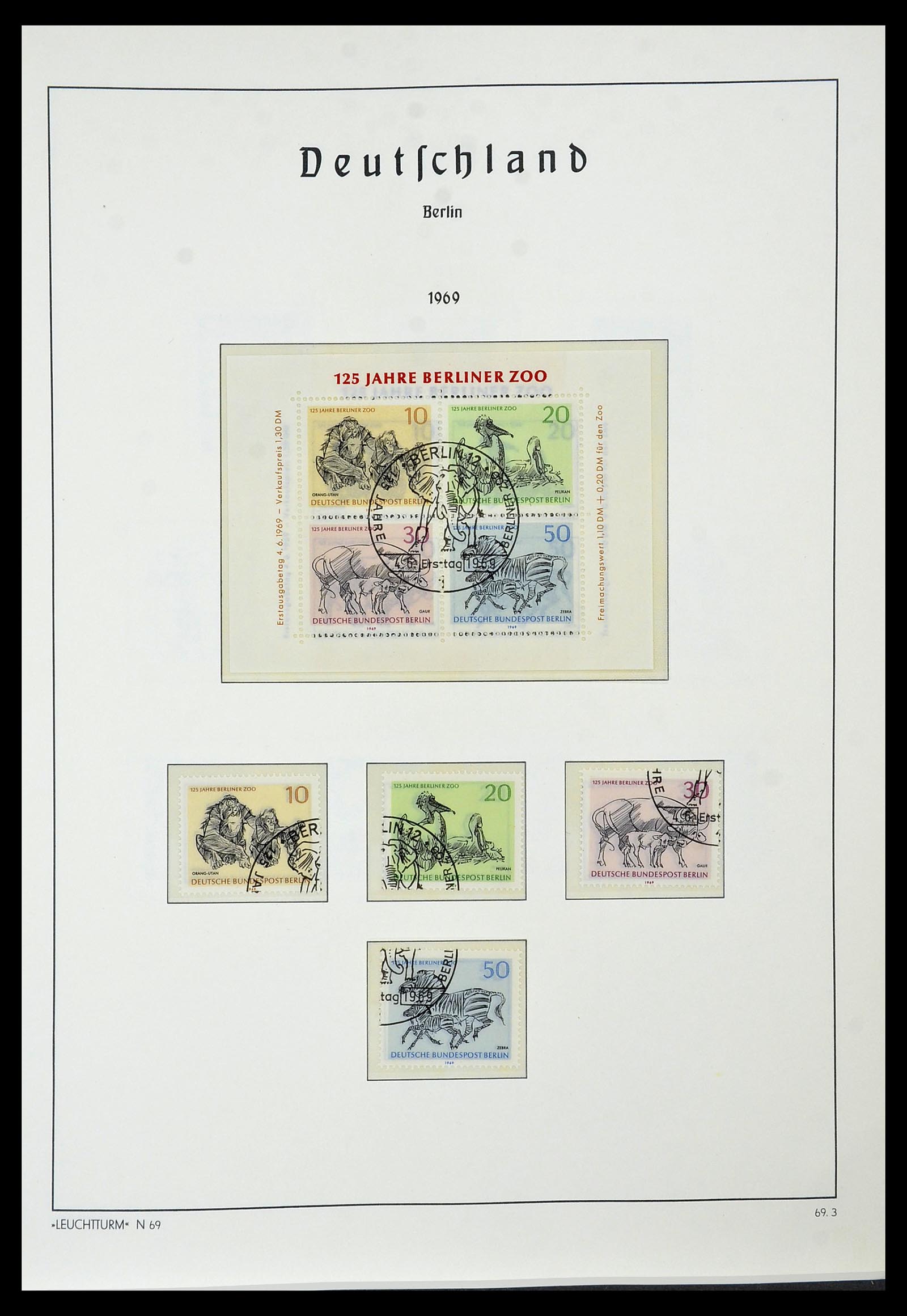 34569 033 - Postzegelverzameling 34569 Berlijn 1948-1990.