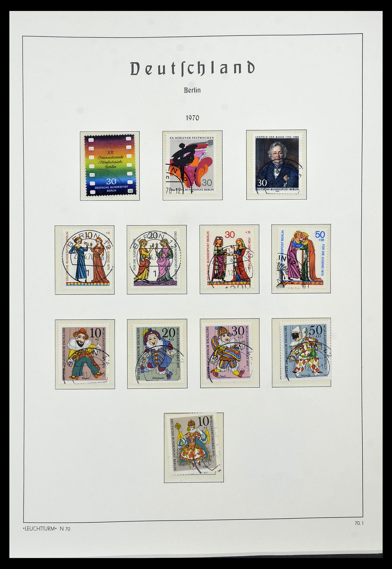 34569 034 - Postzegelverzameling 34569 Berlijn 1948-1990.