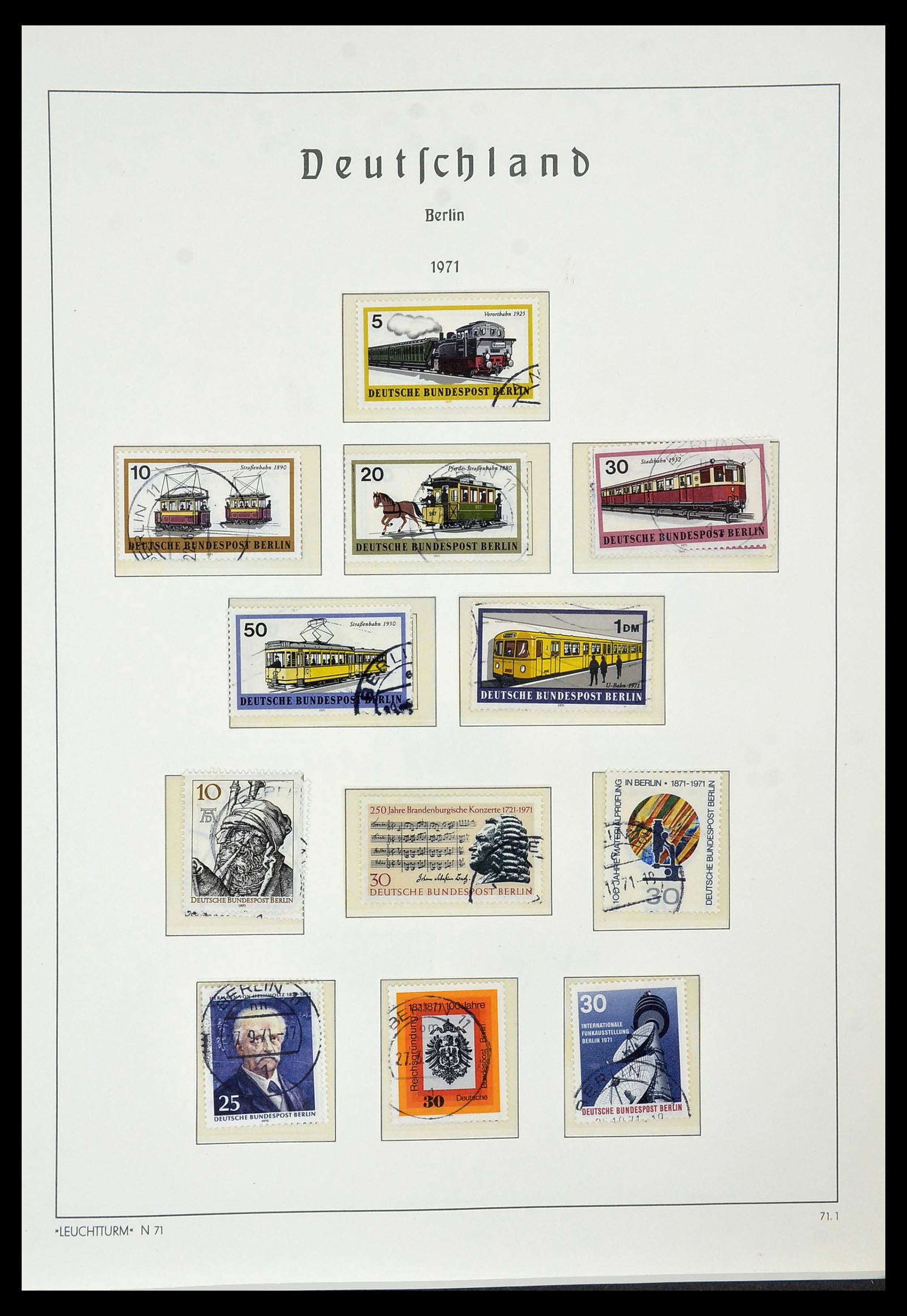 34569 035 - Postzegelverzameling 34569 Berlijn 1948-1990.
