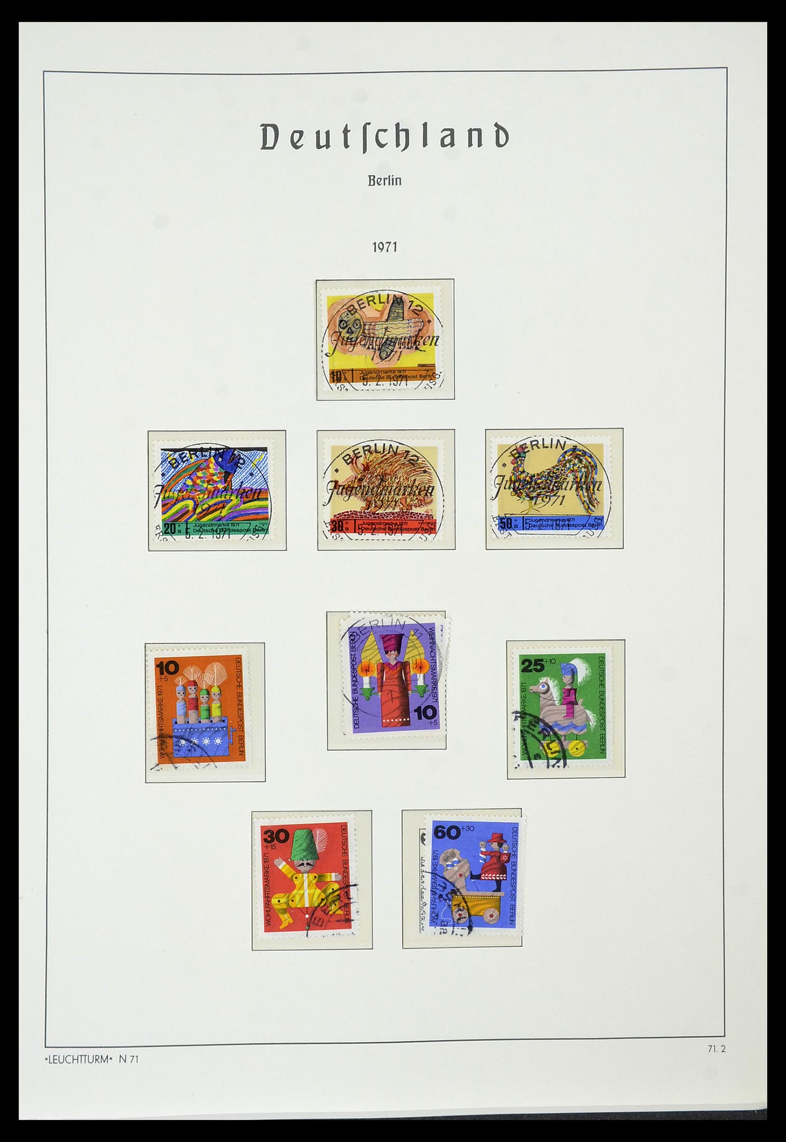 34569 036 - Postzegelverzameling 34569 Berlijn 1948-1990.