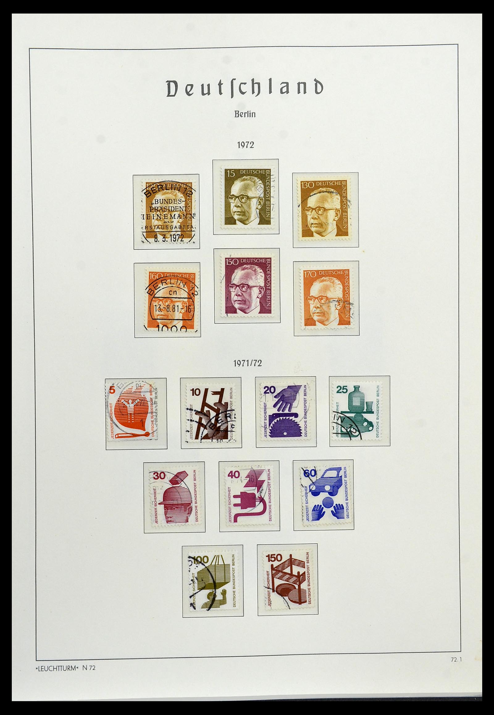 34569 039 - Postzegelverzameling 34569 Berlijn 1948-1990.