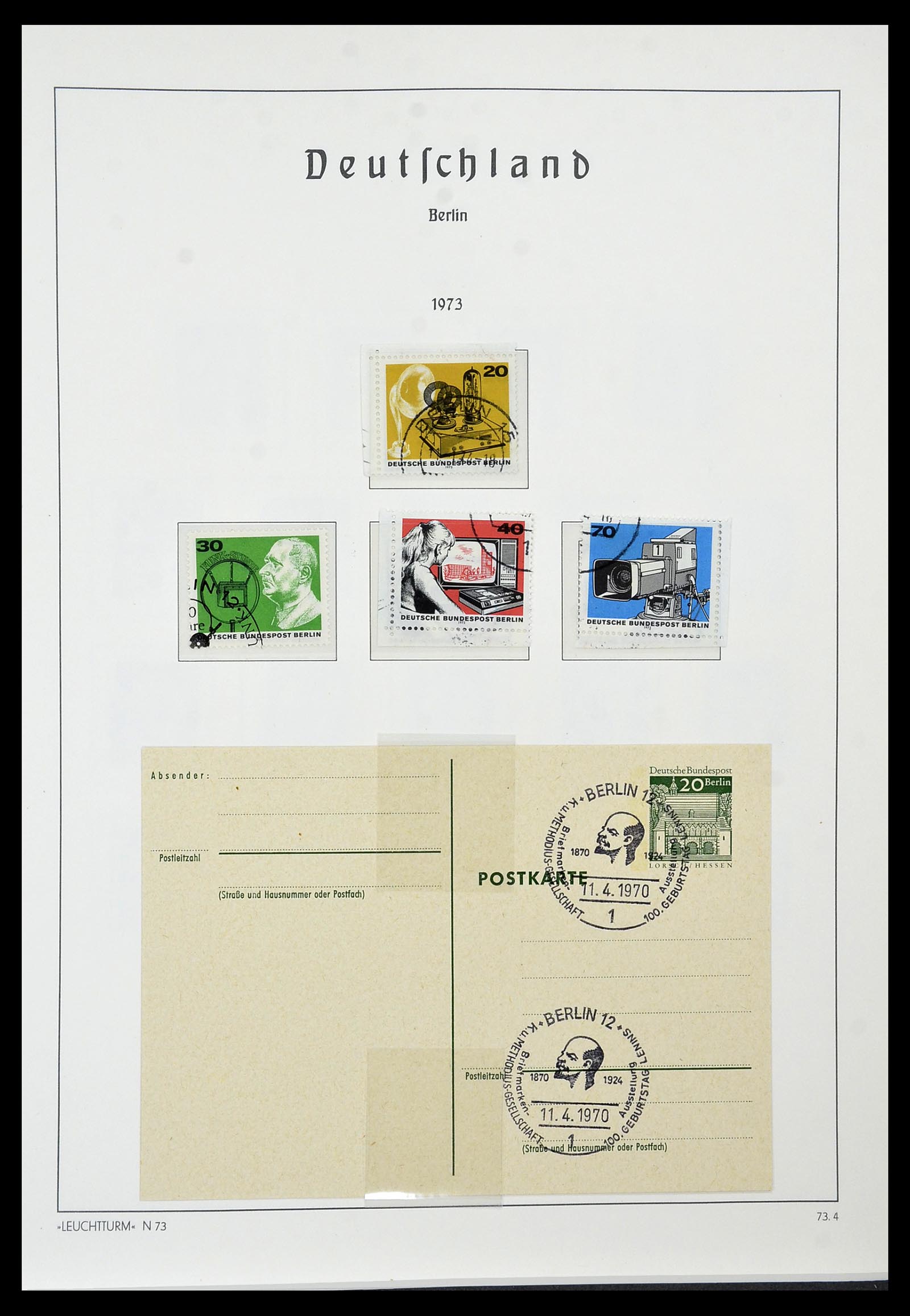 34569 045 - Postzegelverzameling 34569 Berlijn 1948-1990.