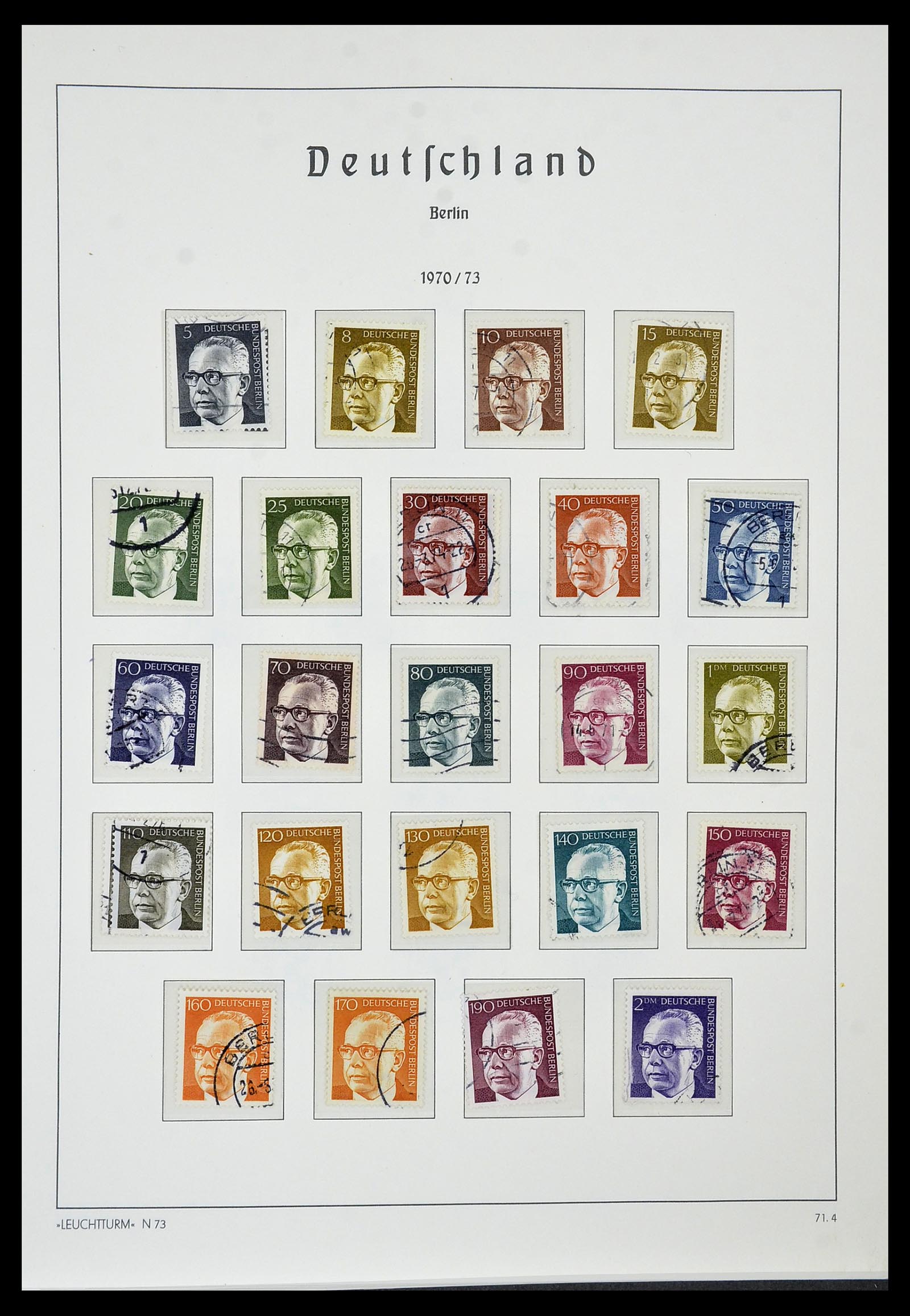 34569 046 - Postzegelverzameling 34569 Berlijn 1948-1990.