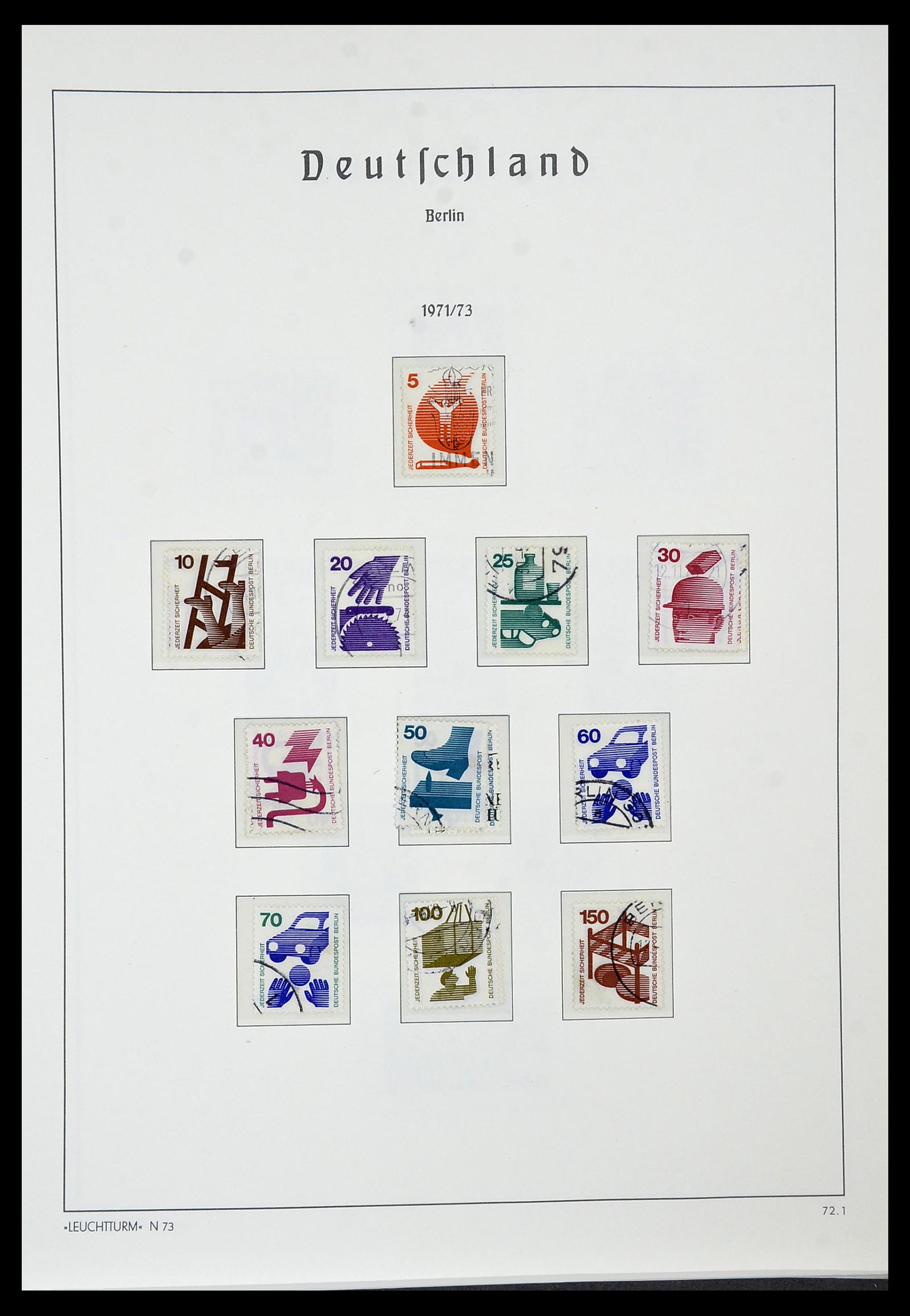 34569 047 - Postzegelverzameling 34569 Berlijn 1948-1990.