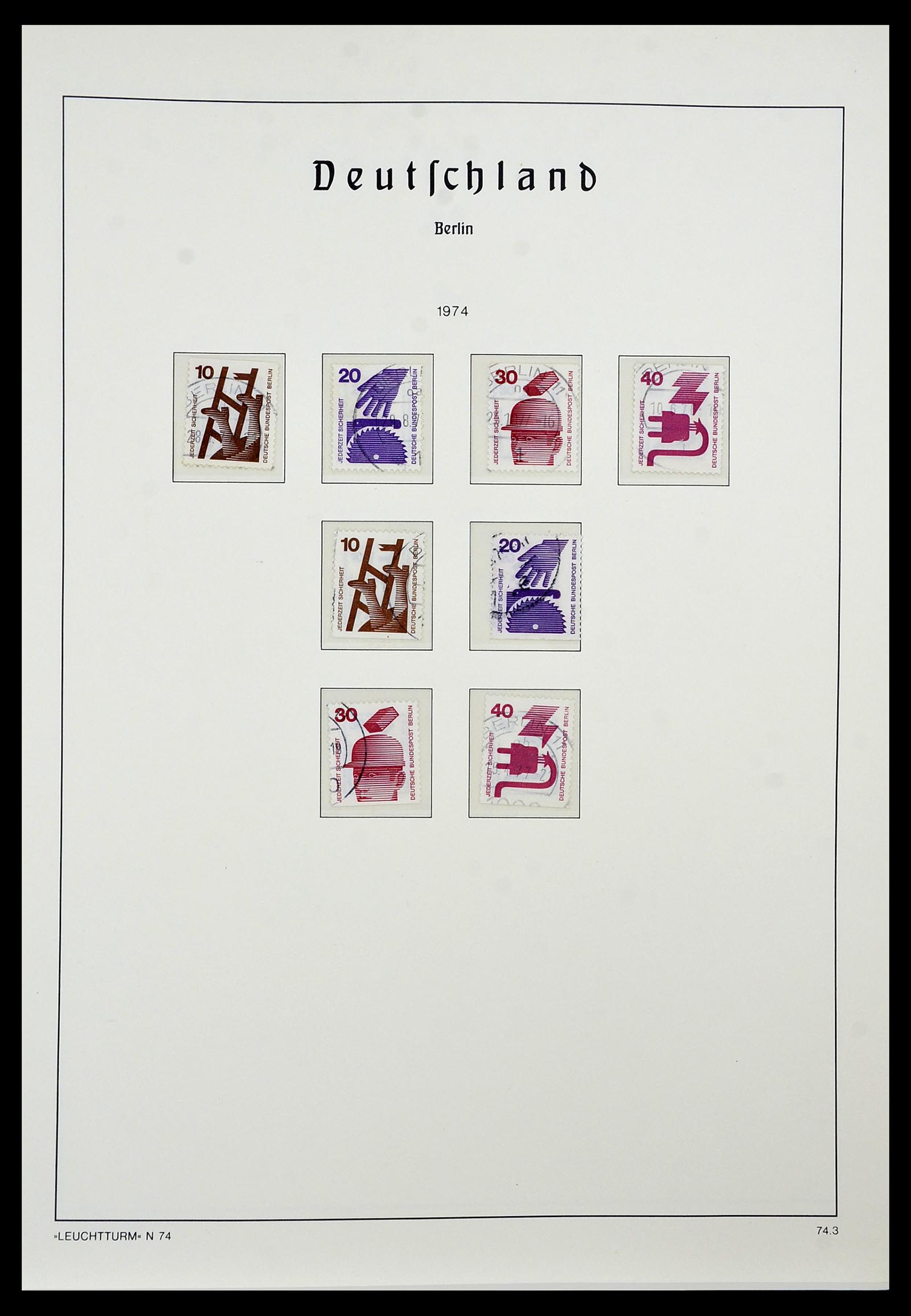 34569 052 - Postzegelverzameling 34569 Berlijn 1948-1990.