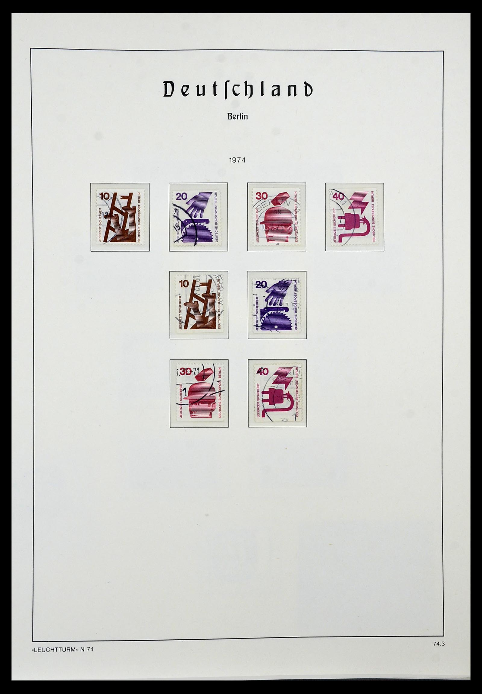 34569 053 - Postzegelverzameling 34569 Berlijn 1948-1990.