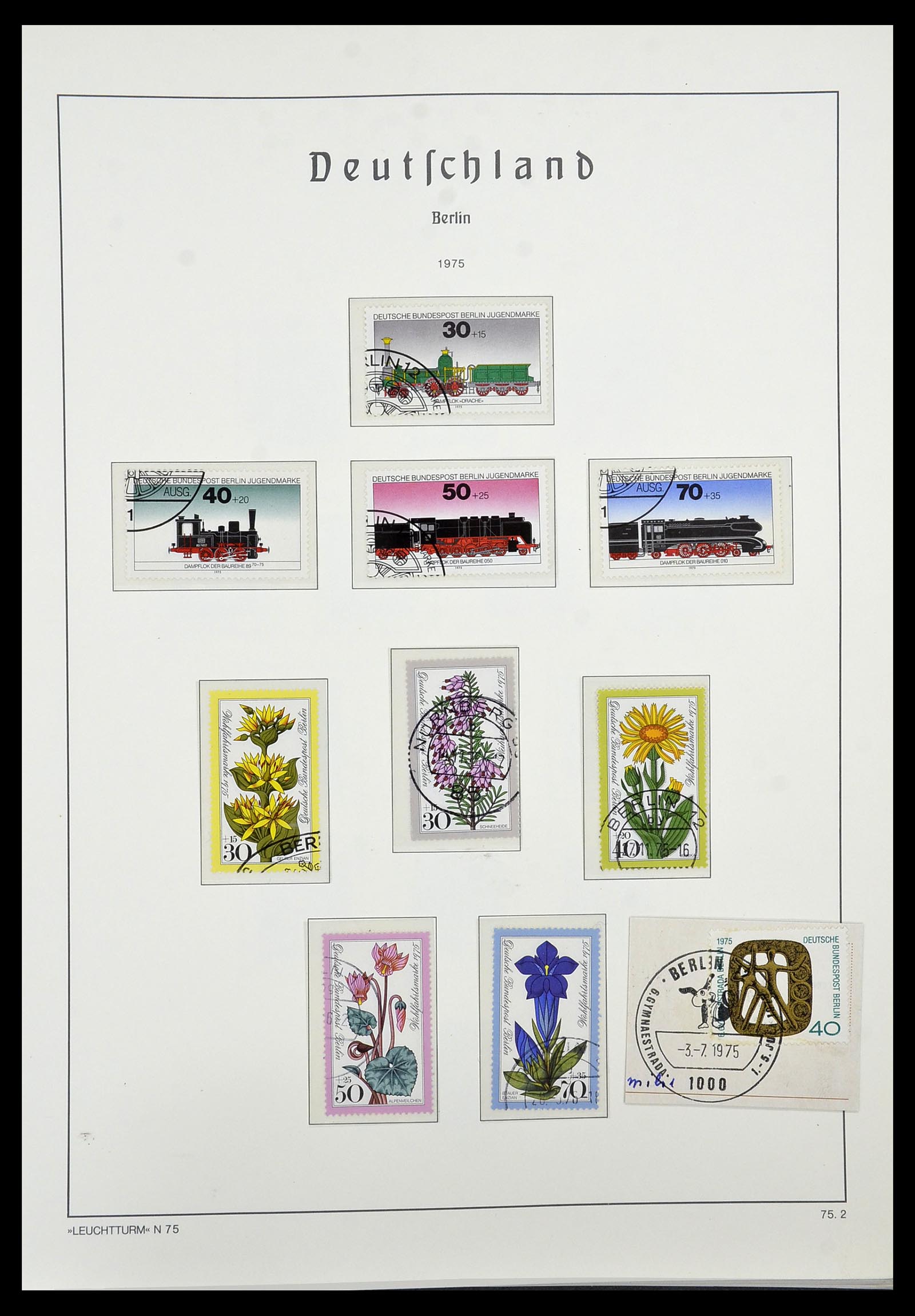 34569 055 - Postzegelverzameling 34569 Berlijn 1948-1990.