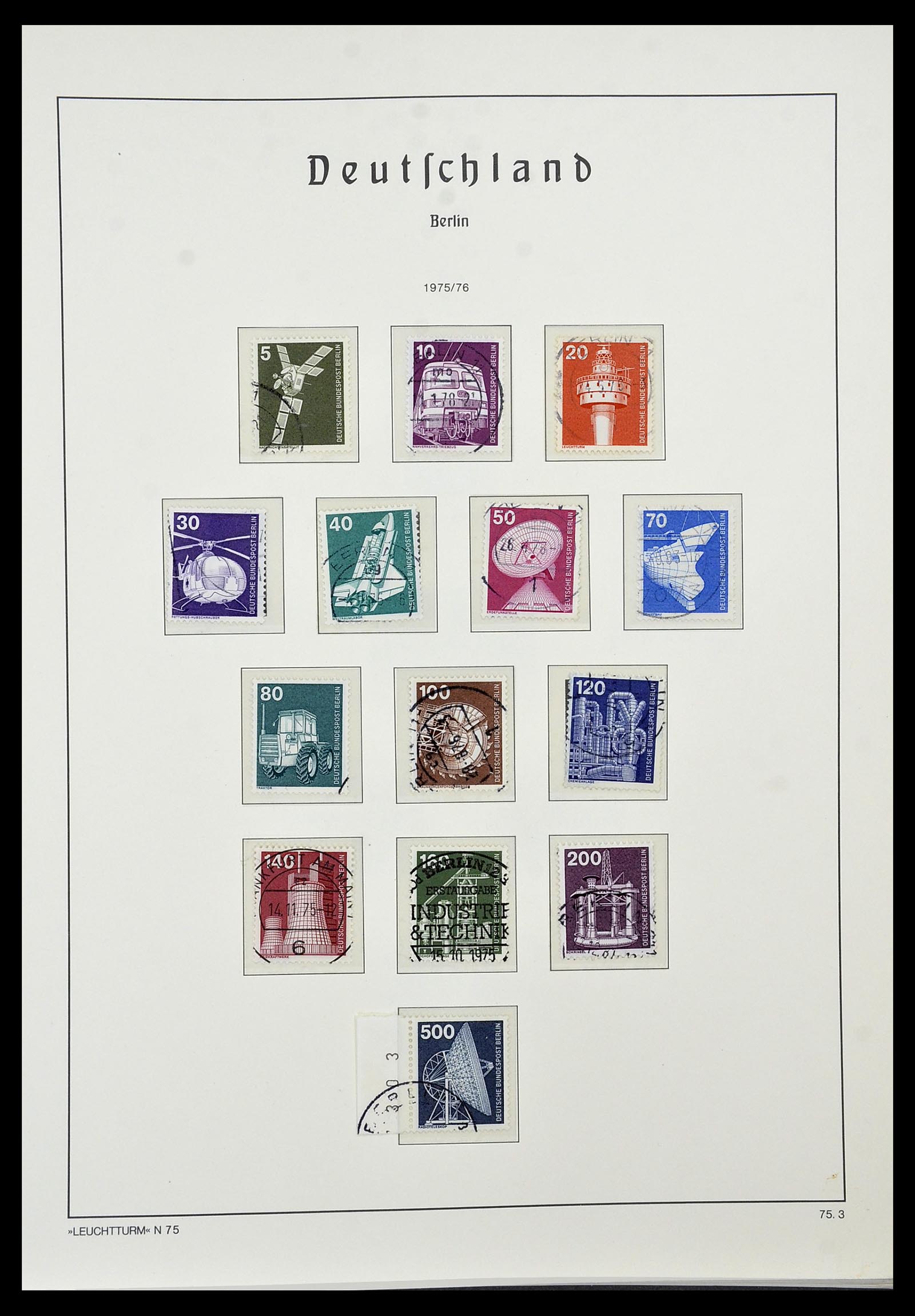 34569 056 - Postzegelverzameling 34569 Berlijn 1948-1990.
