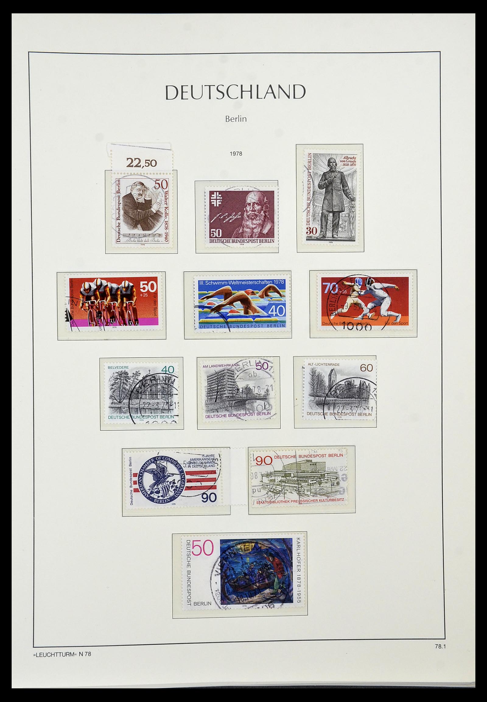 34569 064 - Postzegelverzameling 34569 Berlijn 1948-1990.