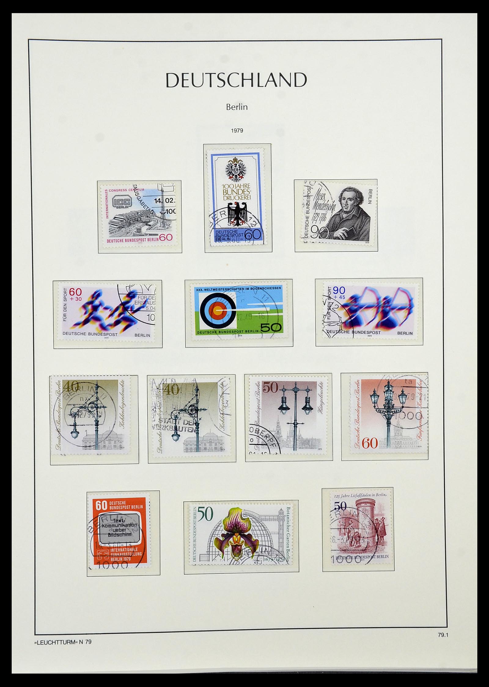 34569 067 - Postzegelverzameling 34569 Berlijn 1948-1990.
