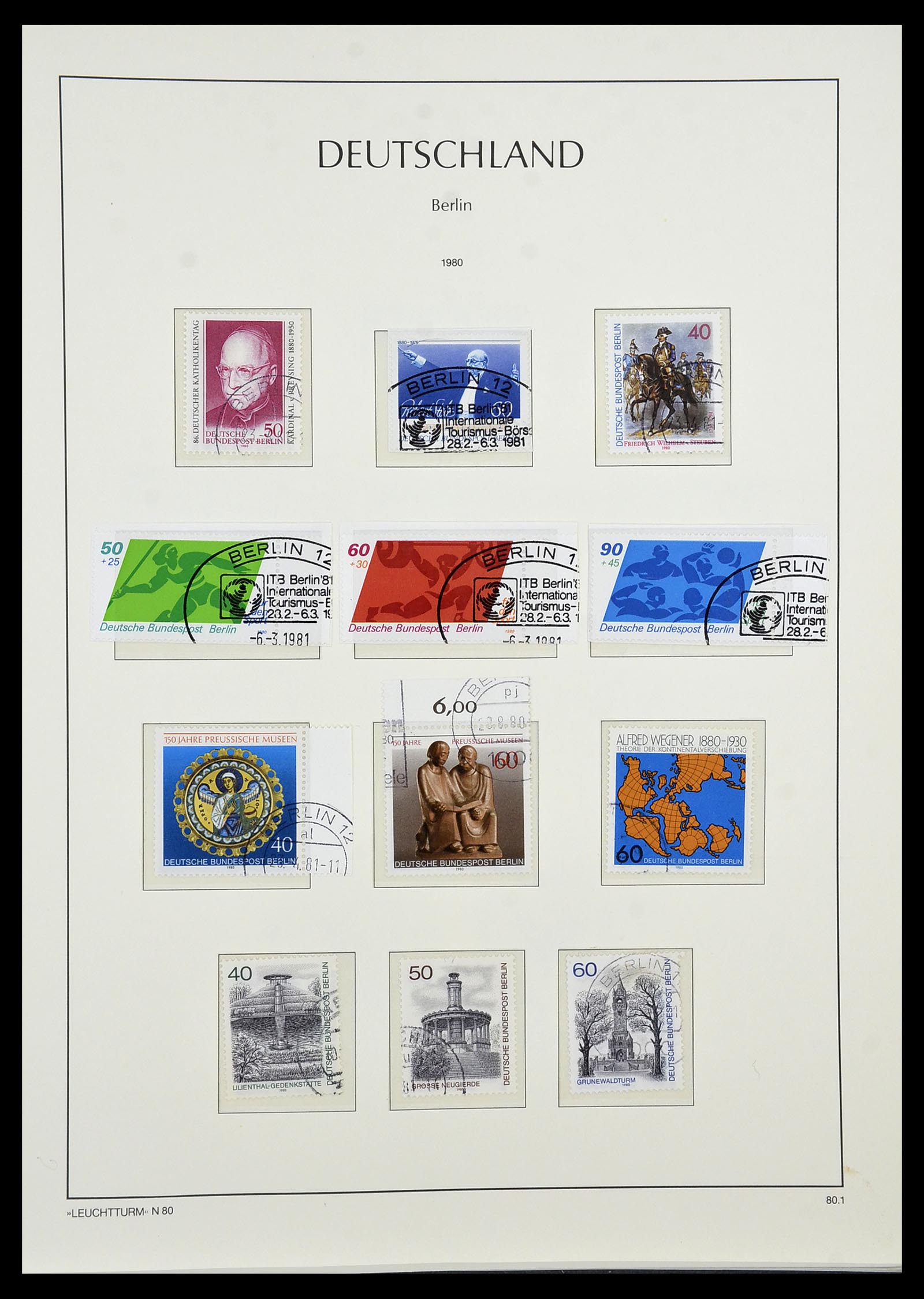 34569 073 - Postzegelverzameling 34569 Berlijn 1948-1990.