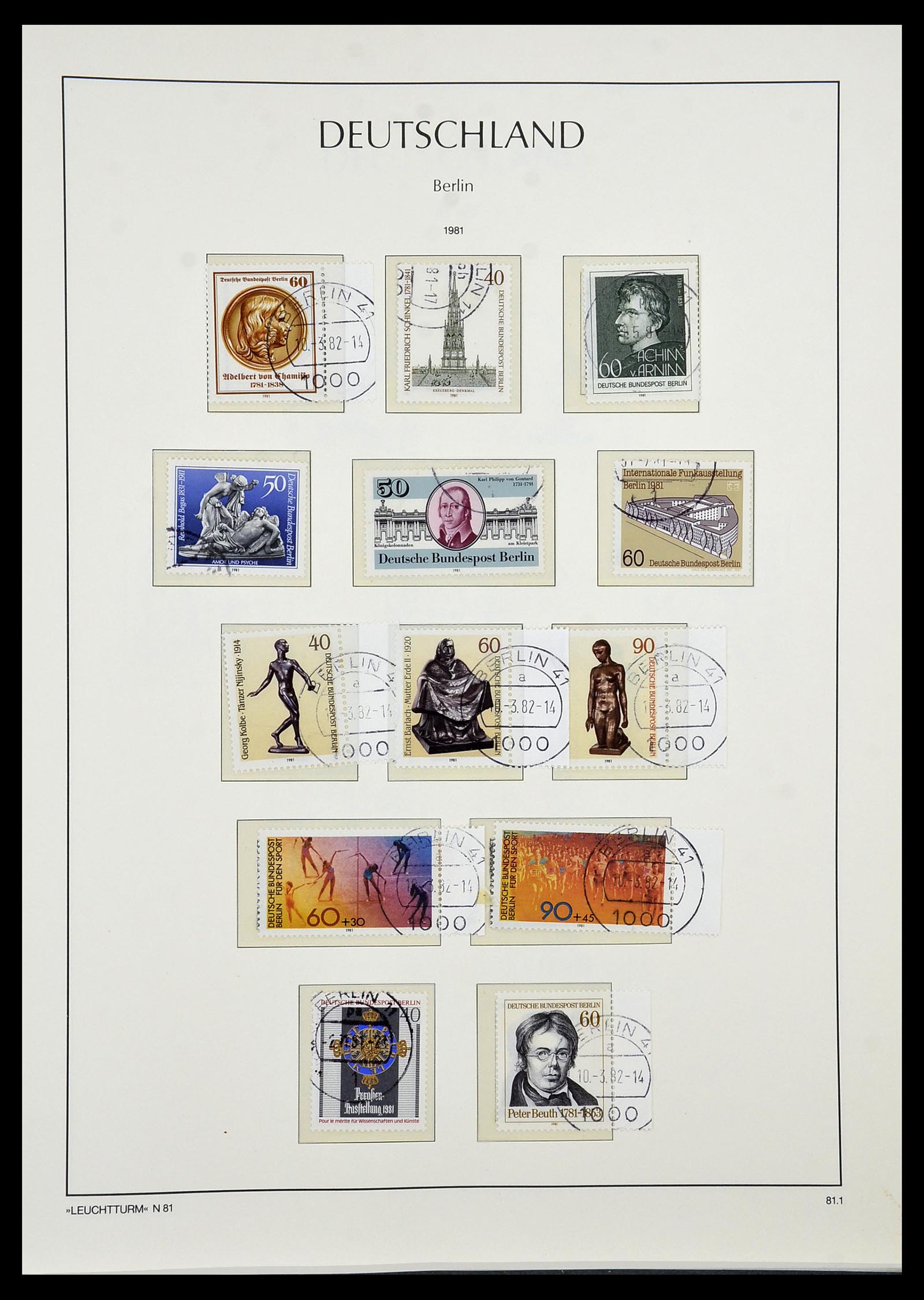 34569 075 - Postzegelverzameling 34569 Berlijn 1948-1990.