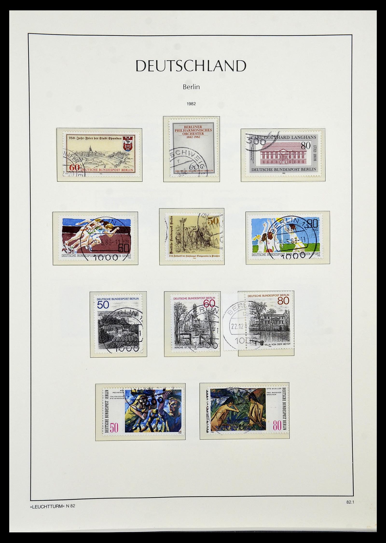 34569 077 - Postzegelverzameling 34569 Berlijn 1948-1990.