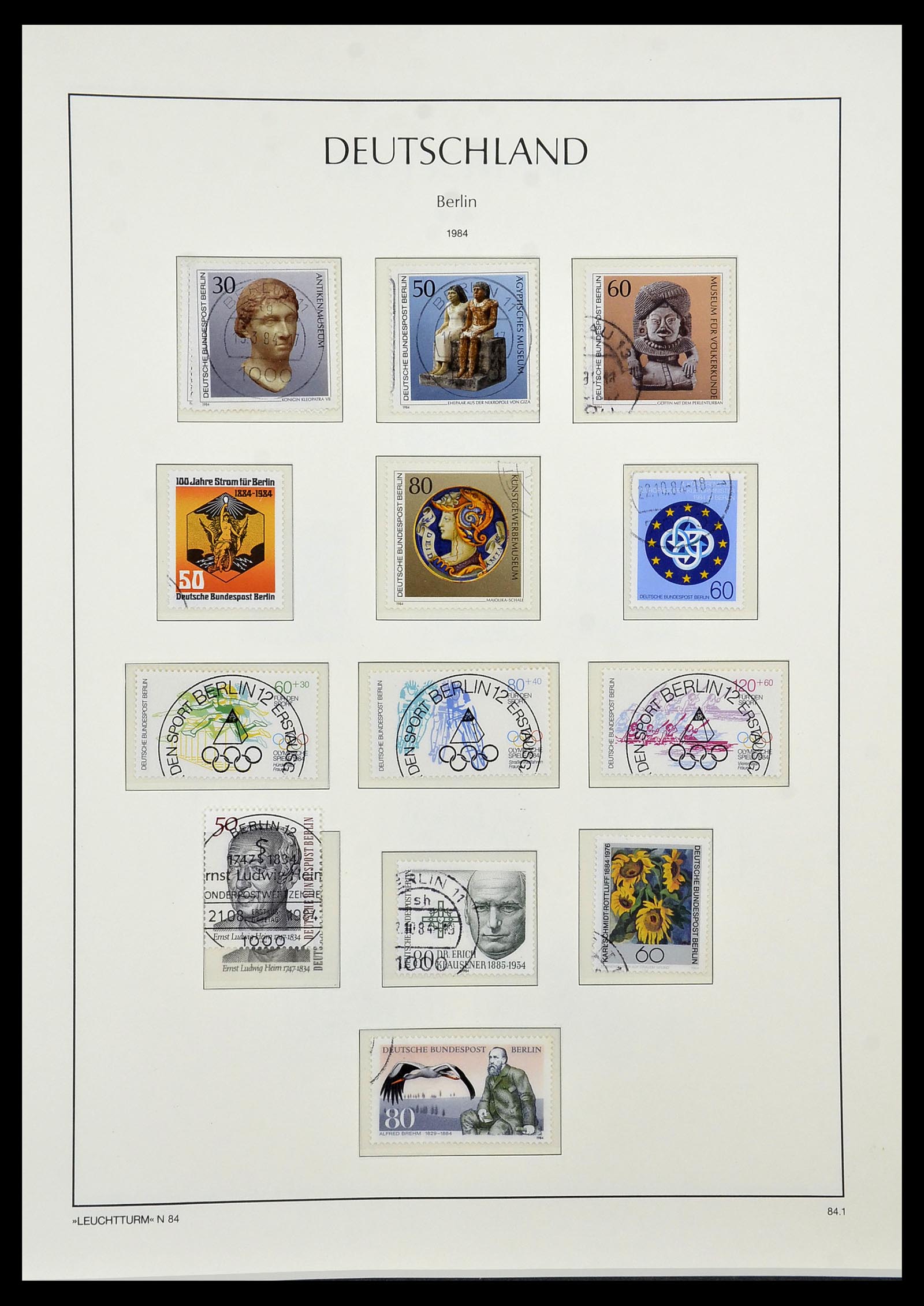 34569 083 - Postzegelverzameling 34569 Berlijn 1948-1990.