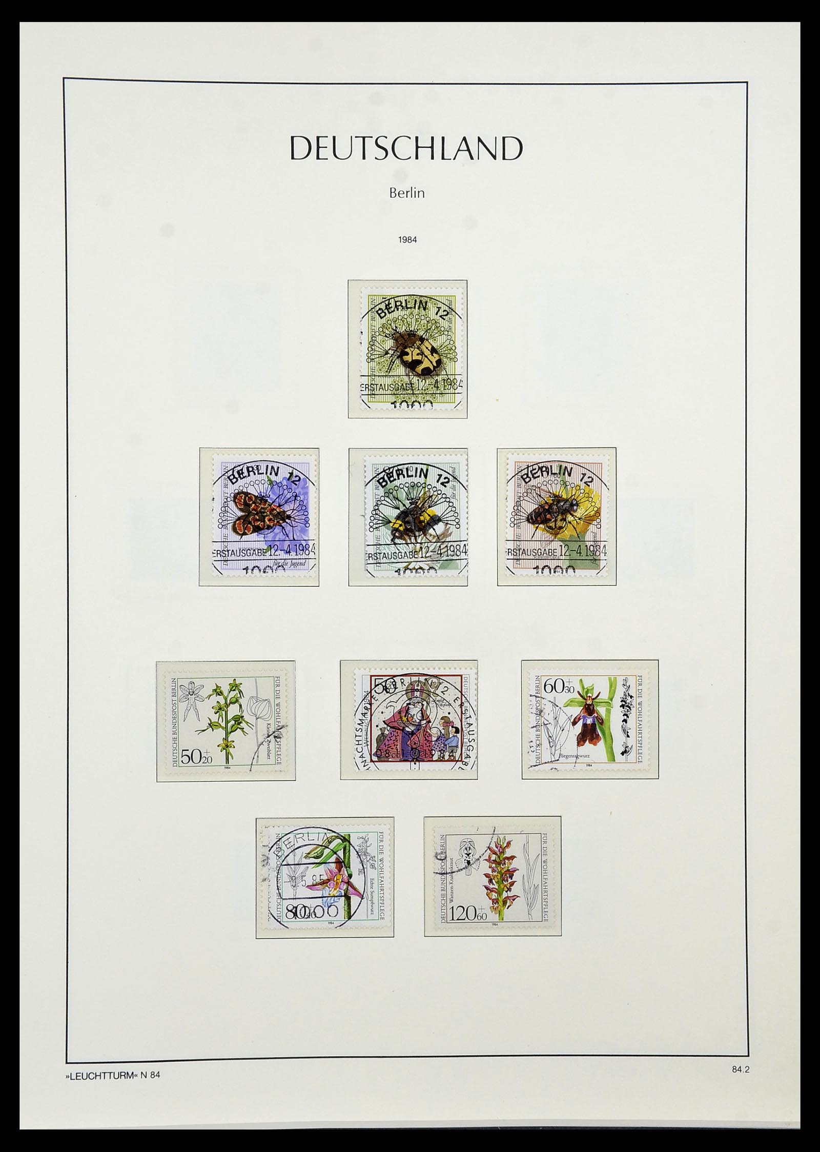 34569 084 - Postzegelverzameling 34569 Berlijn 1948-1990.