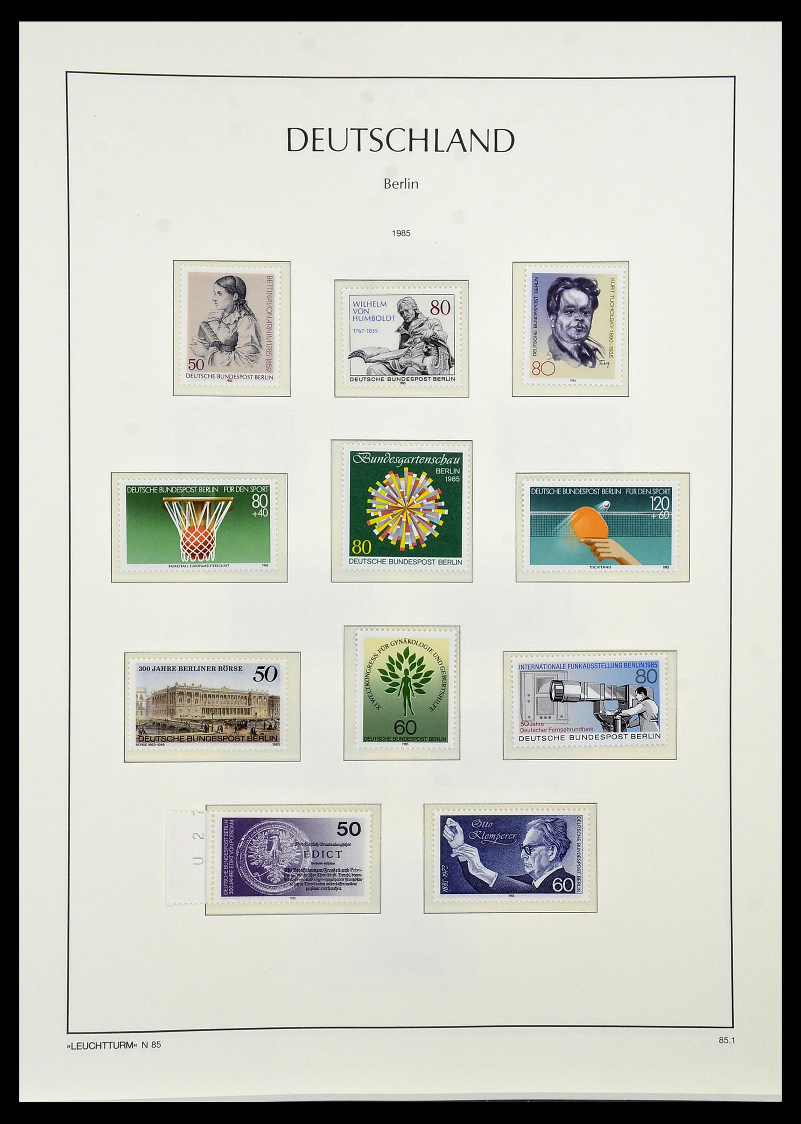 34569 086 - Postzegelverzameling 34569 Berlijn 1948-1990.